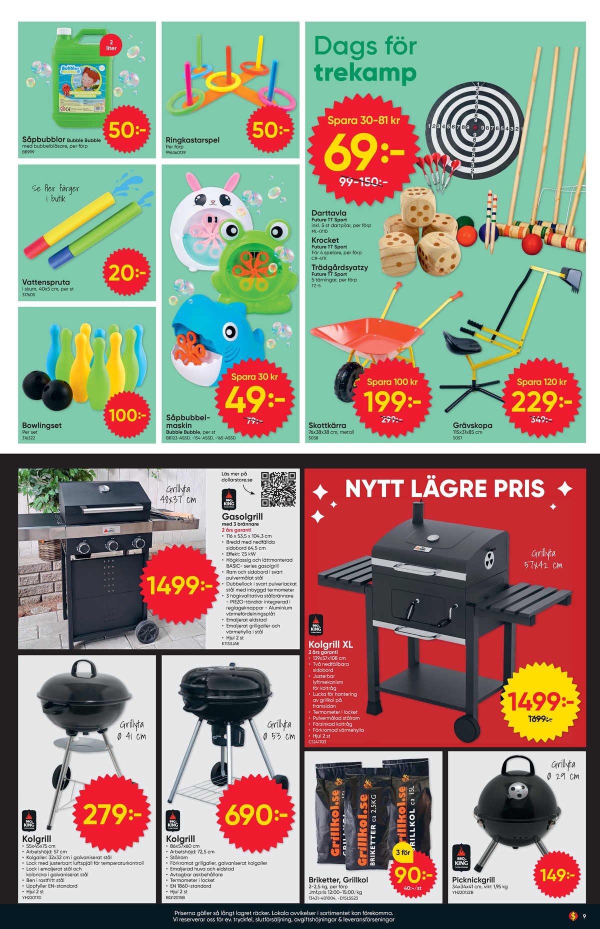 Se Dollarstore reklamblad för vecka 21 på Kampanjveckan.se. Se bra erbjudanden på många varor. Läs reklambladet här! Sida 9