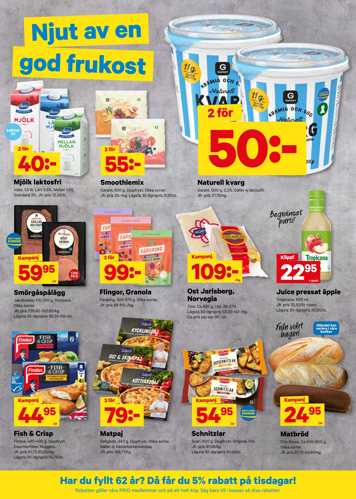 Se City Gross reklamblad för vecka 21 på Kampanjveckan.se. Se bra erbjudanden på många varor, t.ex. fiskfiléer panerad findus eller granola färsking. Läs reklambladet här! Sida 6
