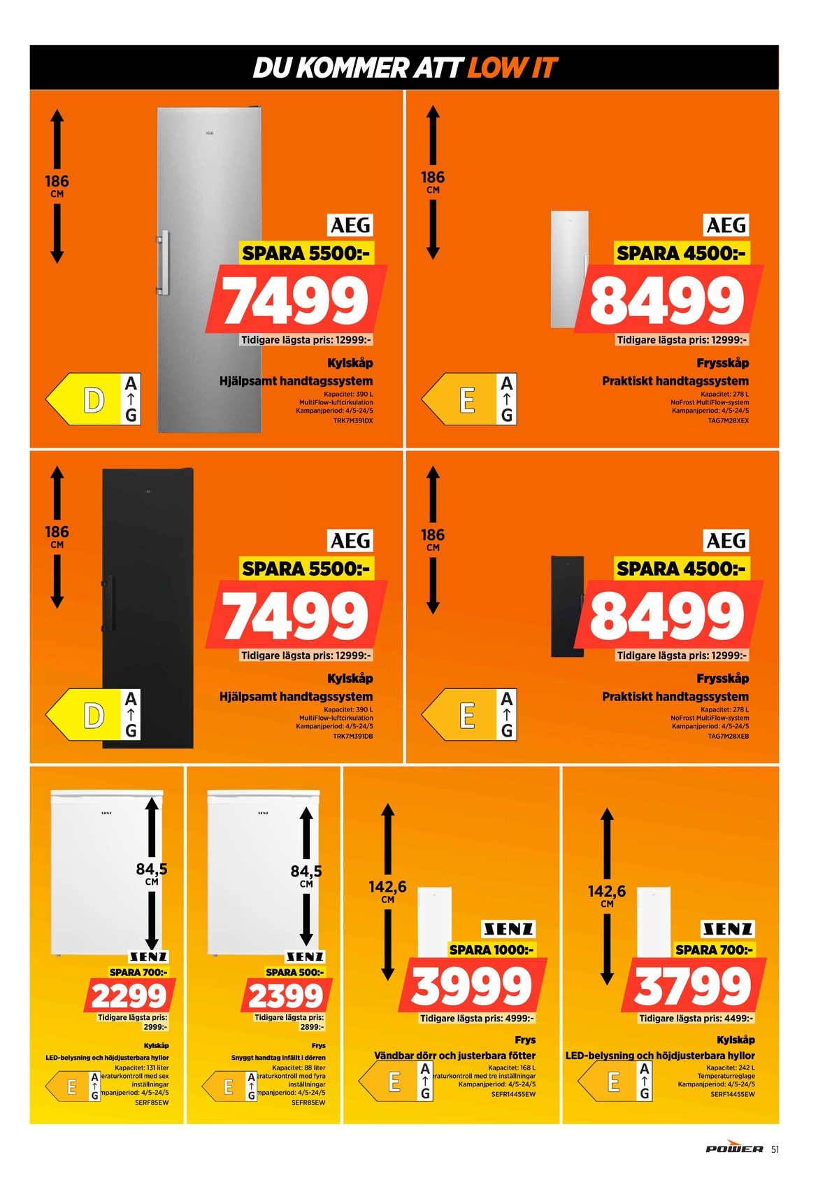 Se Power reklamblad för vecka 21 på Kampanjveckan.se. Se bra erbjudanden på många varor. Läs reklambladet här! Sida 51