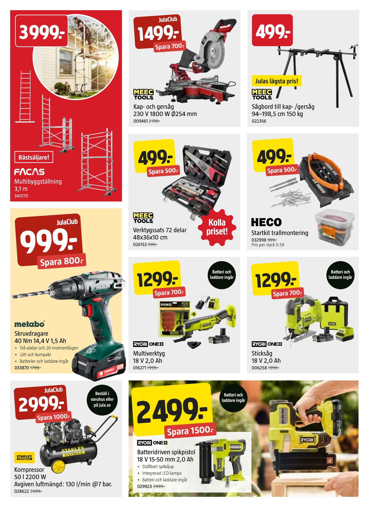 Se Jula reklamblad för vecka 21 på Kampanjveckan.se. Se bra erbjudanden på många varor. Läs reklambladet här! Sida 7