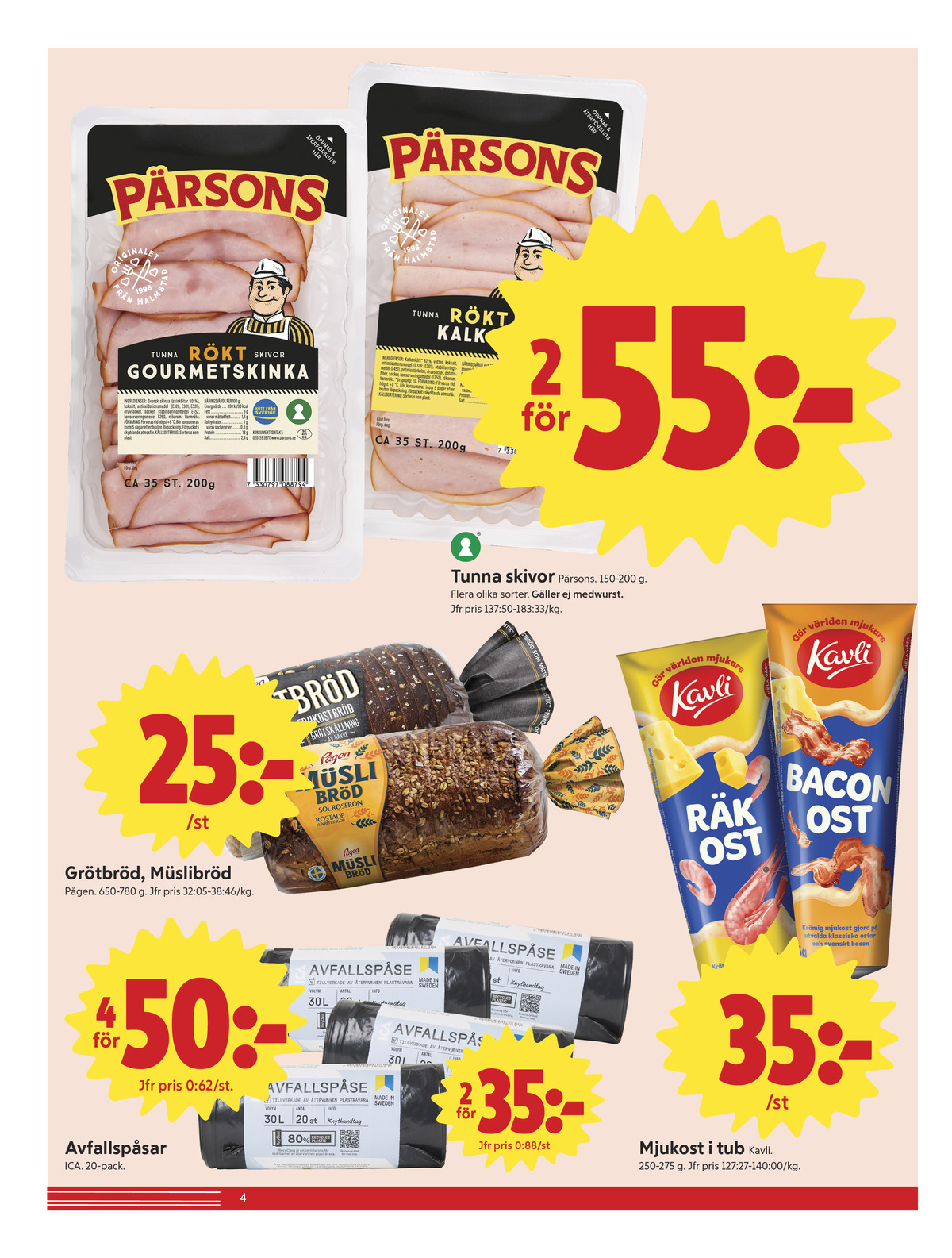 Se ICA Nära reklamblad för vecka 22 på Kampanjveckan.se. Se bra erbjudanden på många varor, t.ex. gourmetskinka rökt pärsons eller kalkon rökt pärsons. Läs reklambladet här! Sida 4
