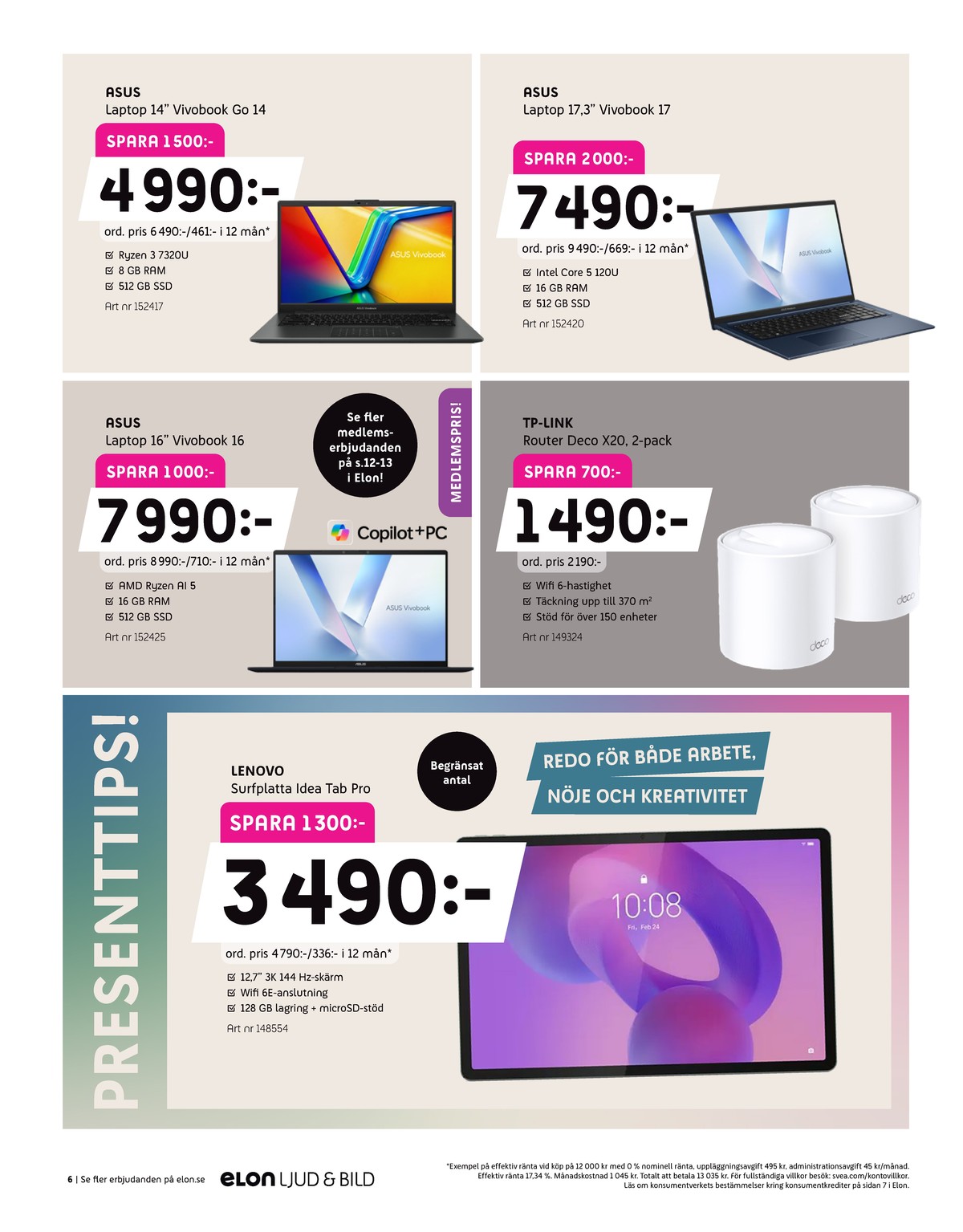 Se Elon reklamblad för vecka 22 på Kampanjveckan.se. Se bra erbjudanden på många varor. Läs reklambladet här! Sida 19