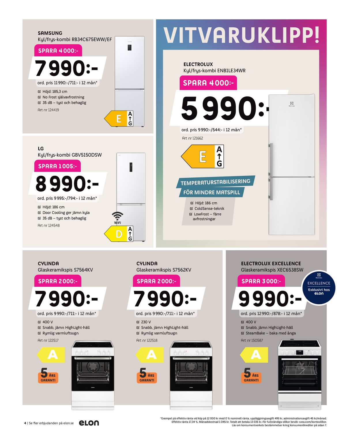 Se Elon reklamblad för vecka 22 på Kampanjveckan.se. Se bra erbjudanden på många varor. Läs reklambladet här! Sida 4