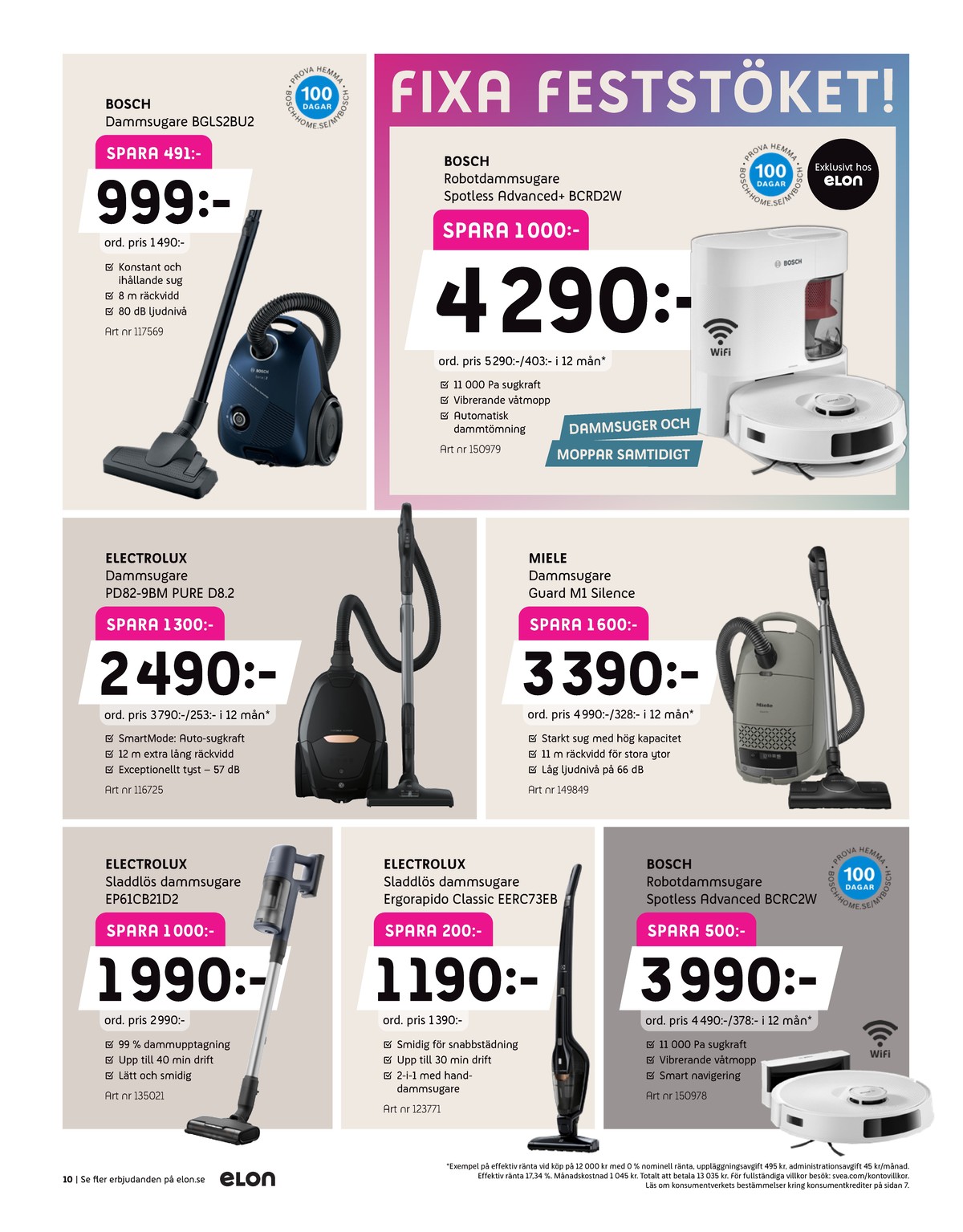Se Elon reklamblad för vecka 22 på Kampanjveckan.se. Se bra erbjudanden på många varor. Läs reklambladet här! Sida 10