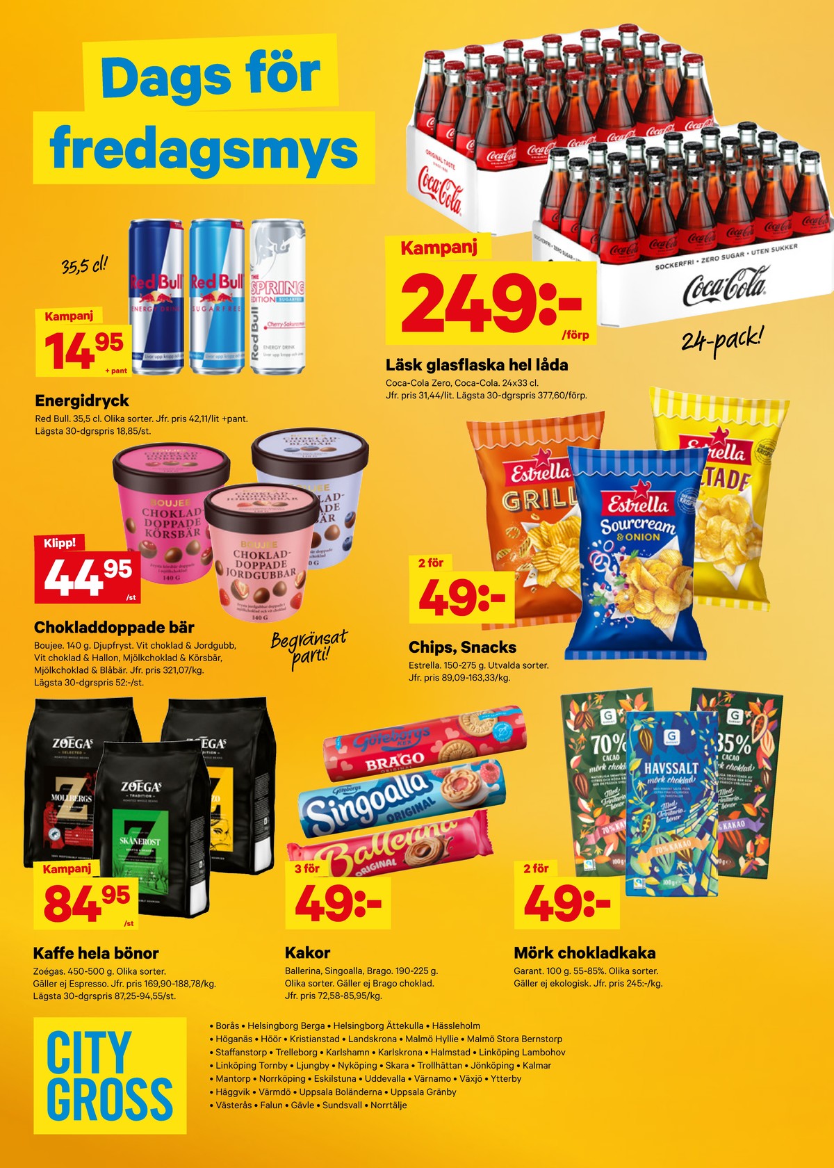 Se City Gross reklamblad för vecka 22 på Kampanjveckan.se. Se bra erbjudanden på många varor. Läs reklambladet här! Sida 12
