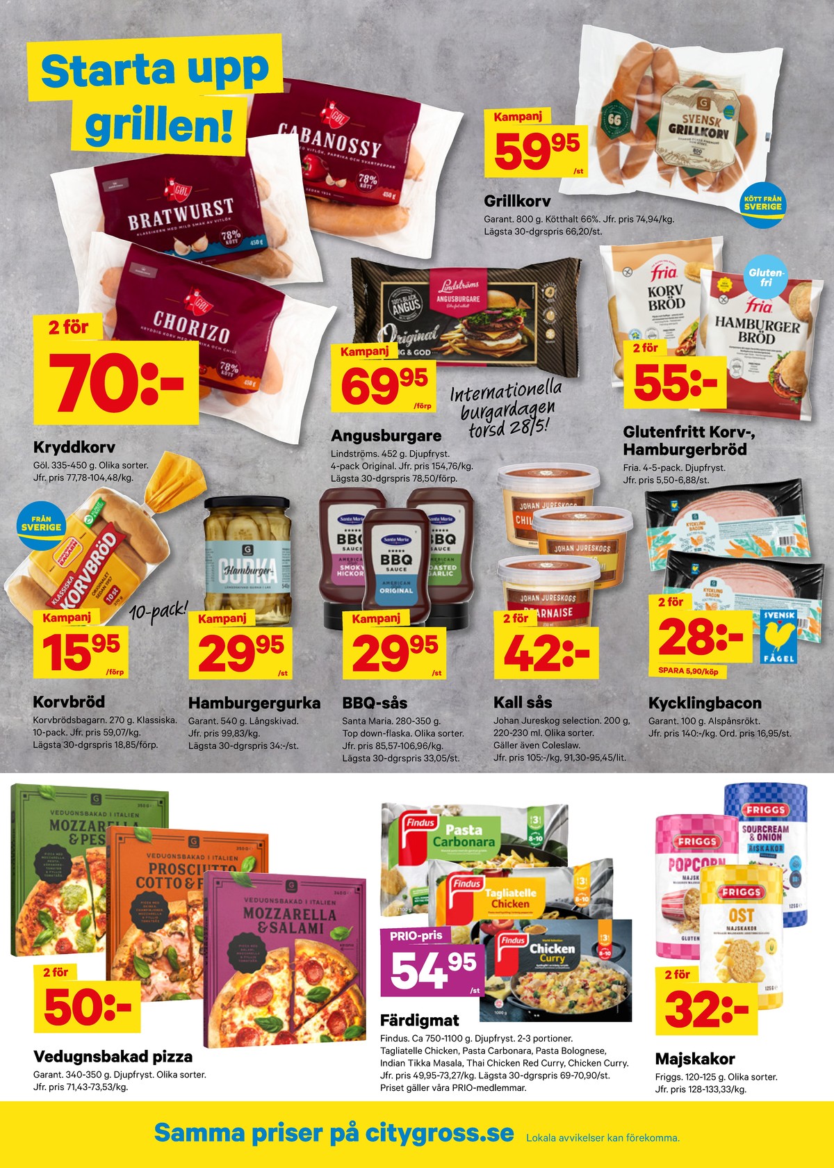 Se City Gross reklamblad för vecka 22 på Kampanjveckan.se. Se bra erbjudanden på många varor. Läs reklambladet här! Sida 7