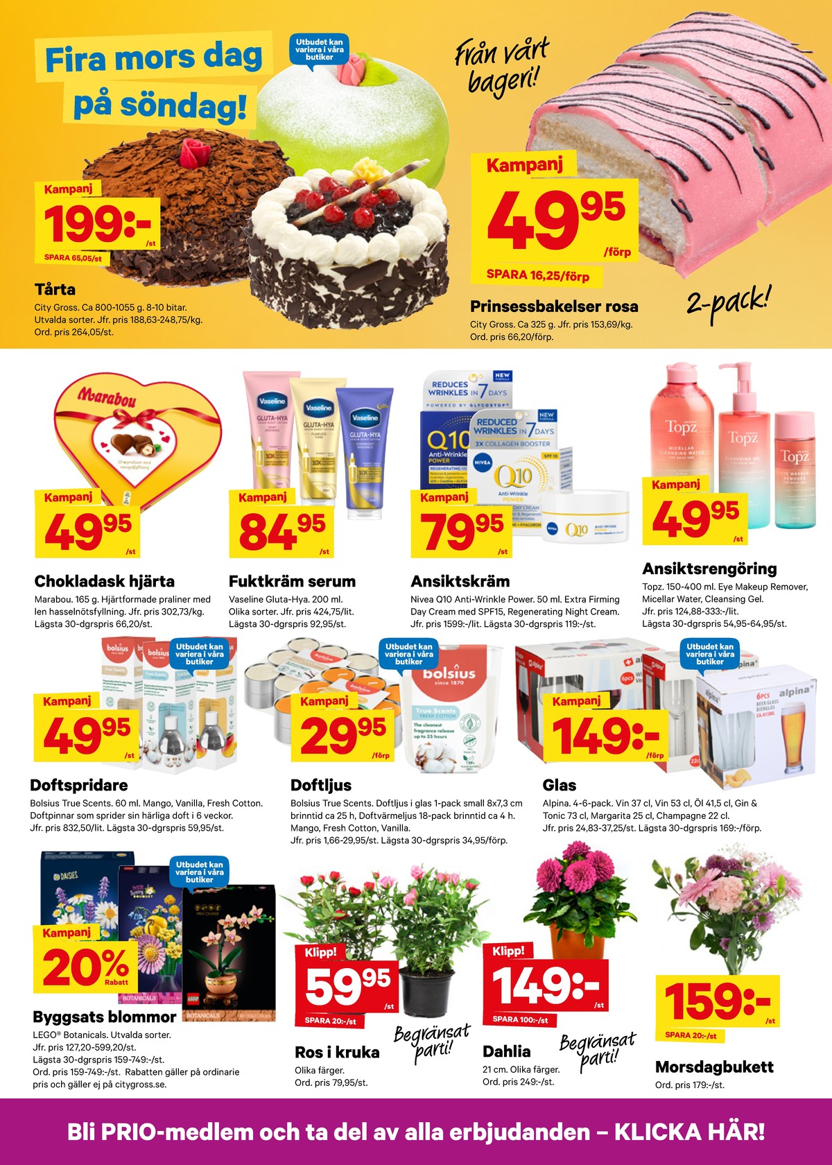 Se City Gross reklamblad för vecka 22 på Kampanjveckan.se. Se bra erbjudanden på många varor. Läs reklambladet här! Sida 10