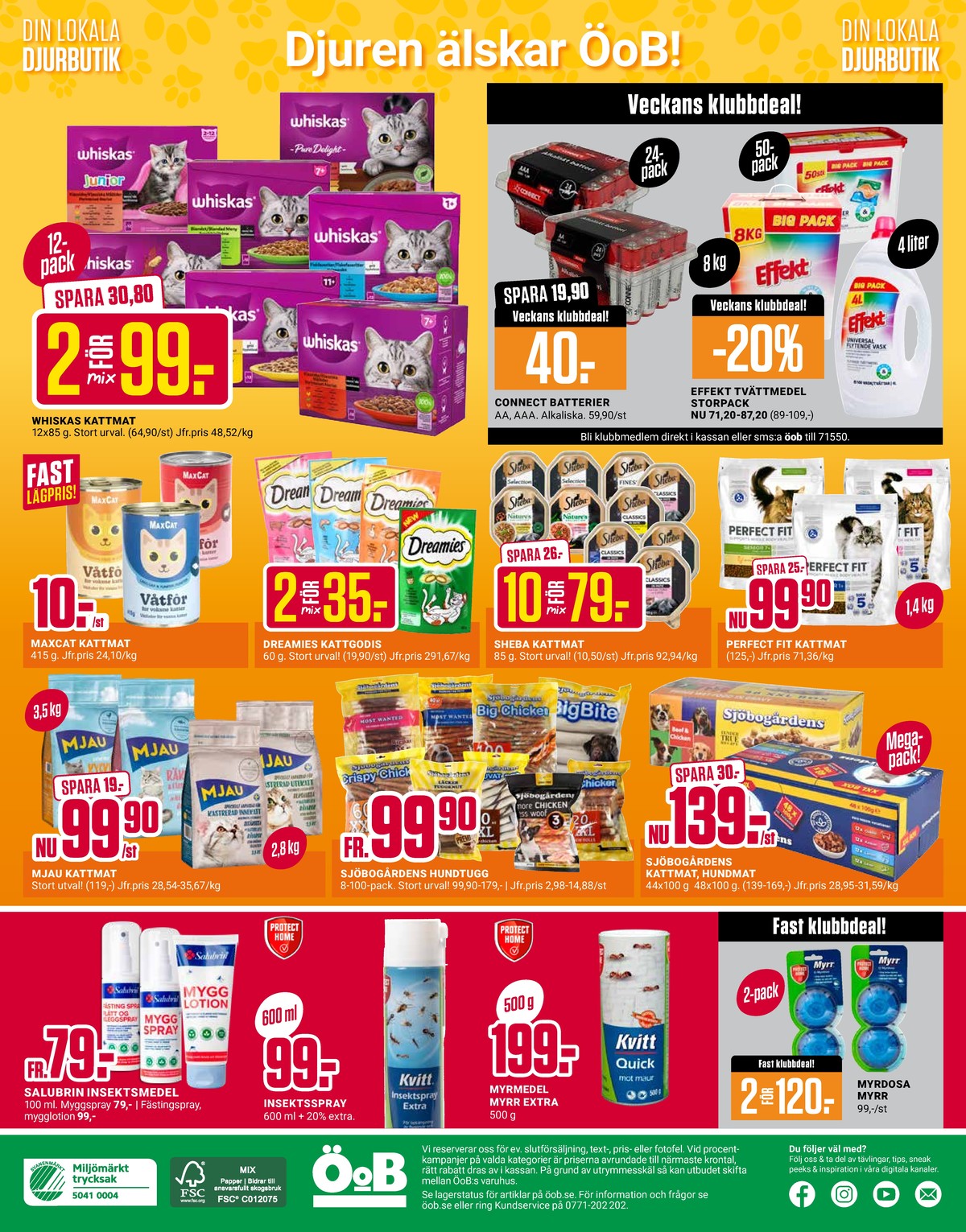Se ÖoB reklamblad för vecka 22 på Kampanjveckan.se. Se bra erbjudanden på många varor. Läs reklambladet här! Sida 12