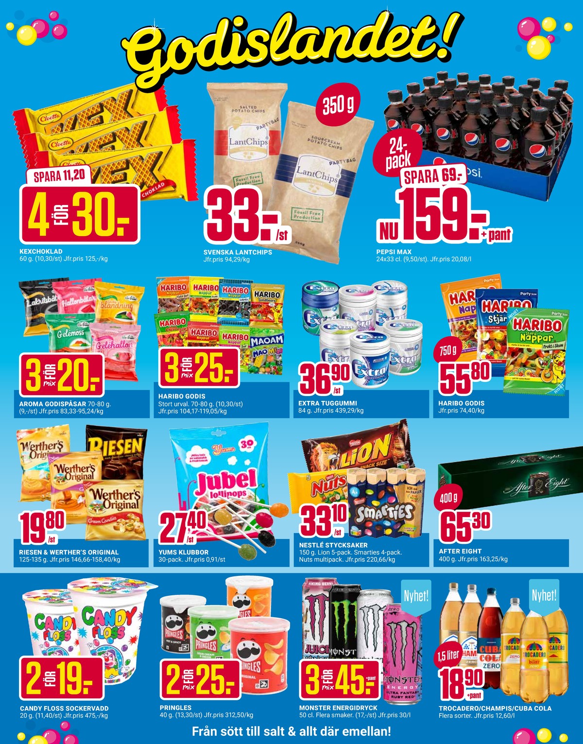 Se ÖoB reklamblad för vecka 22 på Kampanjveckan.se. Se bra erbjudanden på många varor. Läs reklambladet här! Sida 3