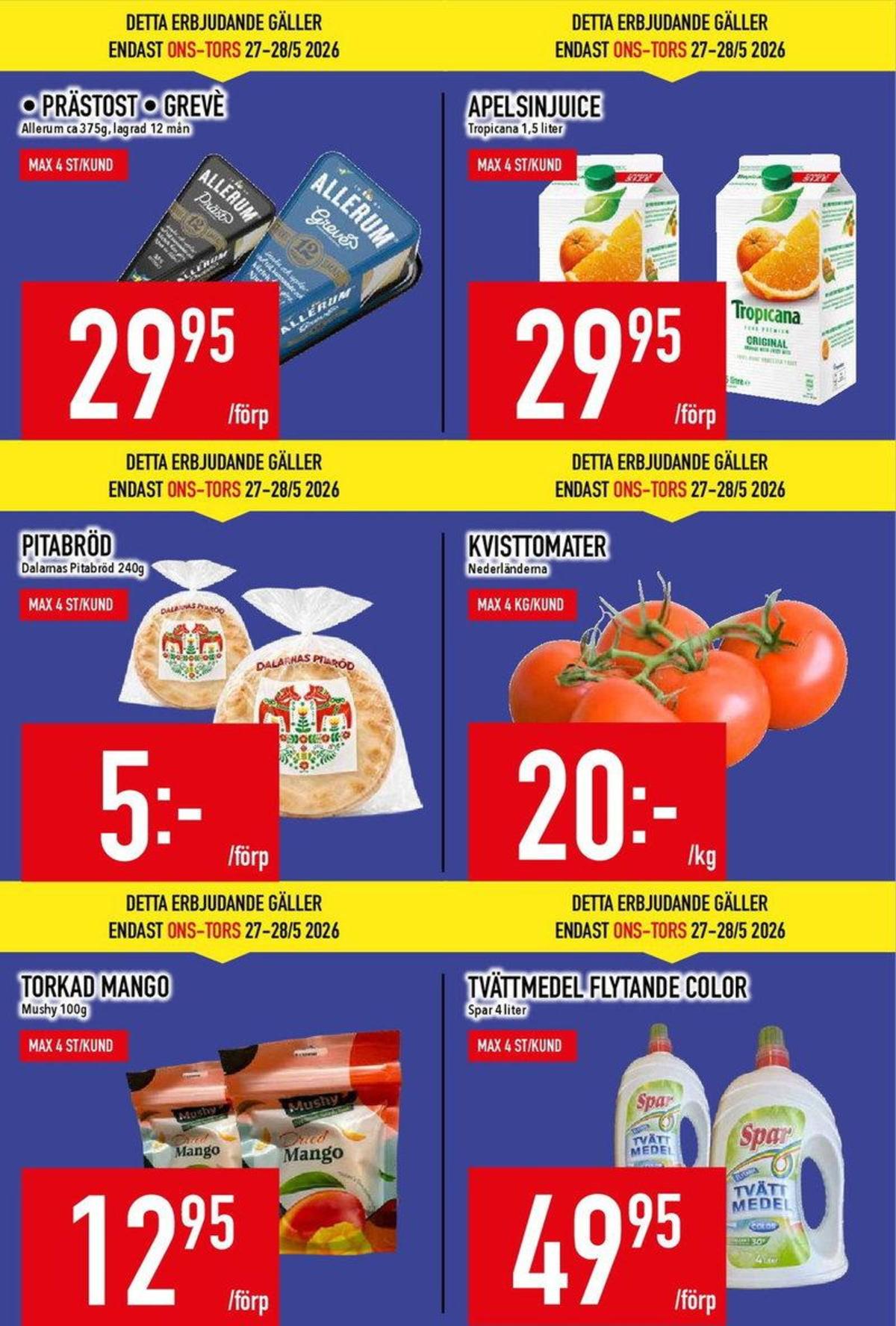 Se MatDax reklamblad för vecka 22 på Kampanjveckan.se. Se bra erbjudanden på många varor. Läs reklambladet här! Sida 3