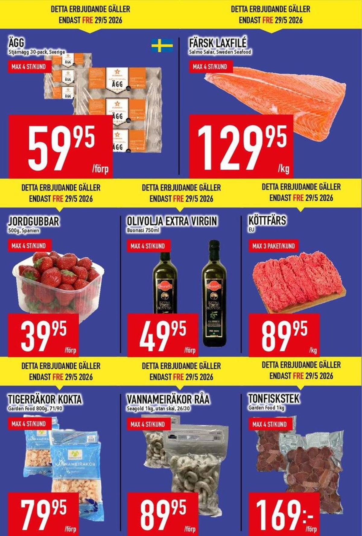 Se MatDax reklamblad för vecka 22 på Kampanjveckan.se. Se bra erbjudanden på många varor. Läs reklambladet här! Sida 4