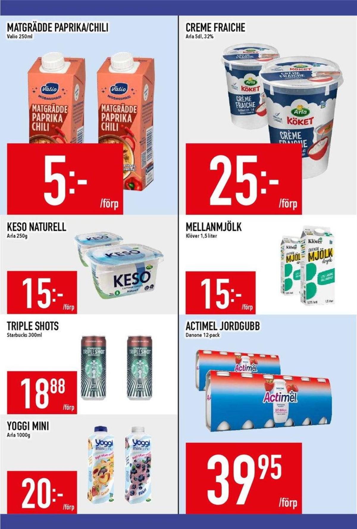 Se MatDax reklamblad för vecka 22 på Kampanjveckan.se. Se bra erbjudanden på många varor. Läs reklambladet här! Sida 8