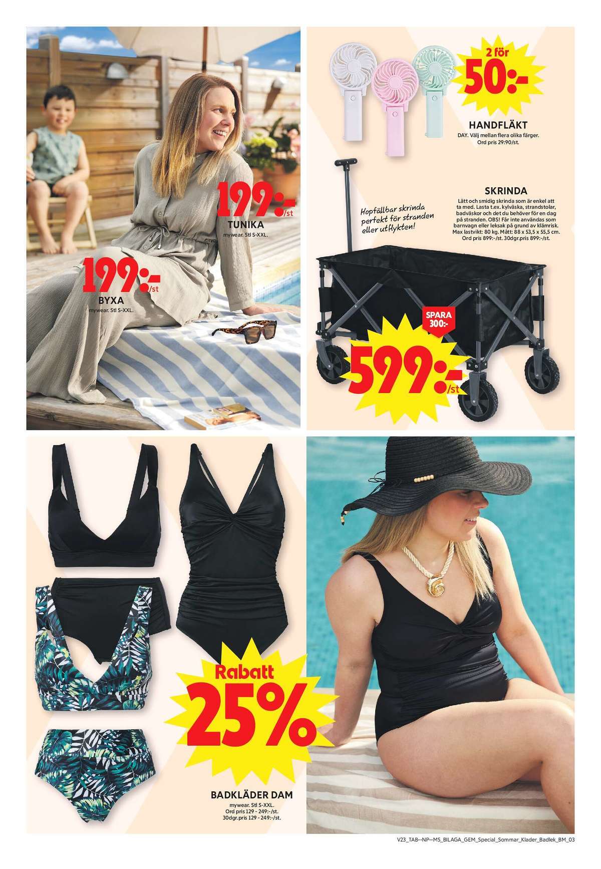 Se ICA Maxi reklamblad för vecka 23 på Kampanjveckan.se. Se bra erbjudanden på många varor, t.ex. skrinda okänd eller bikini mywear. Läs reklambladet här! Sida 16
