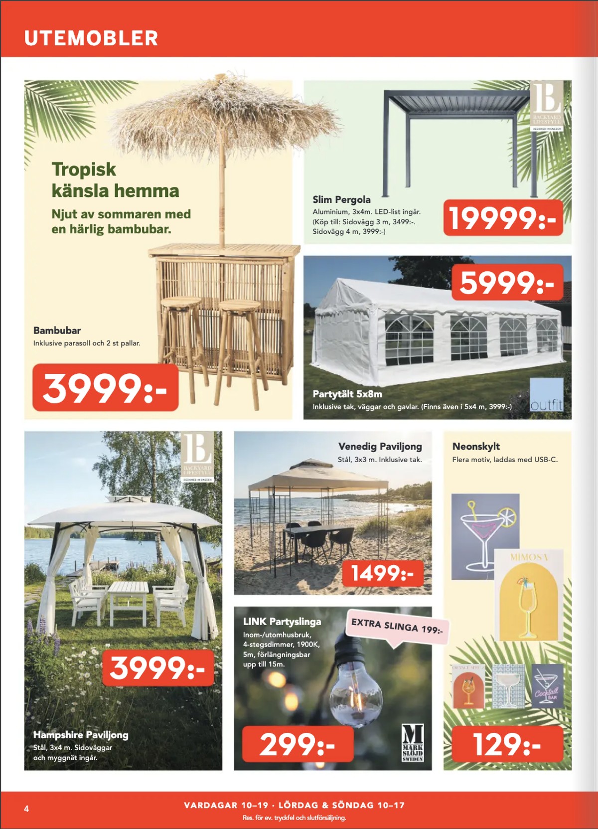 Se Bo Ohlsson reklamblad för vecka 23 på Kampanjveckan.se. Se bra erbjudanden på många varor. Läs reklambladet här! Sida 4