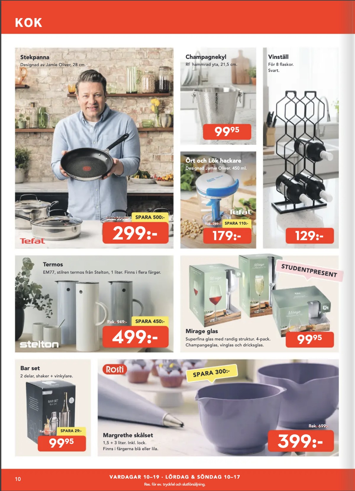 Se Bo Ohlsson reklamblad för vecka 23 på Kampanjveckan.se. Se bra erbjudanden på många varor. Läs reklambladet här! Sida 10