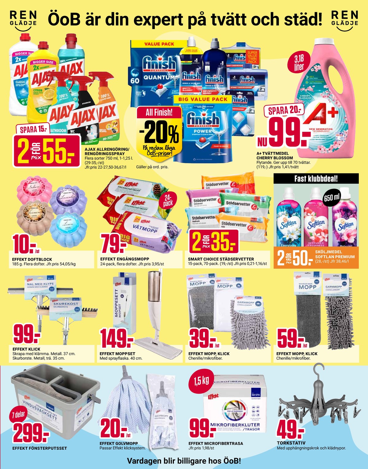 Se ÖoB reklamblad för vecka 23 på Kampanjveckan.se. Se bra erbjudanden på många varor. Läs reklambladet här! Sida 3