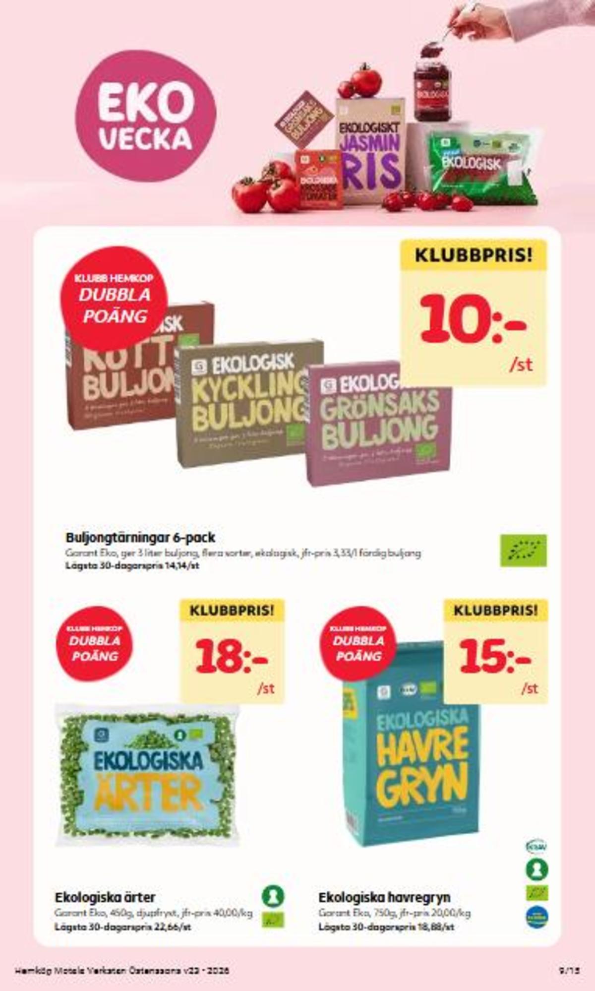 Se Östenssons reklamblad för vecka 23 på Kampanjveckan.se. Se bra erbjudanden på många varor. Läs reklambladet här! Sida 9