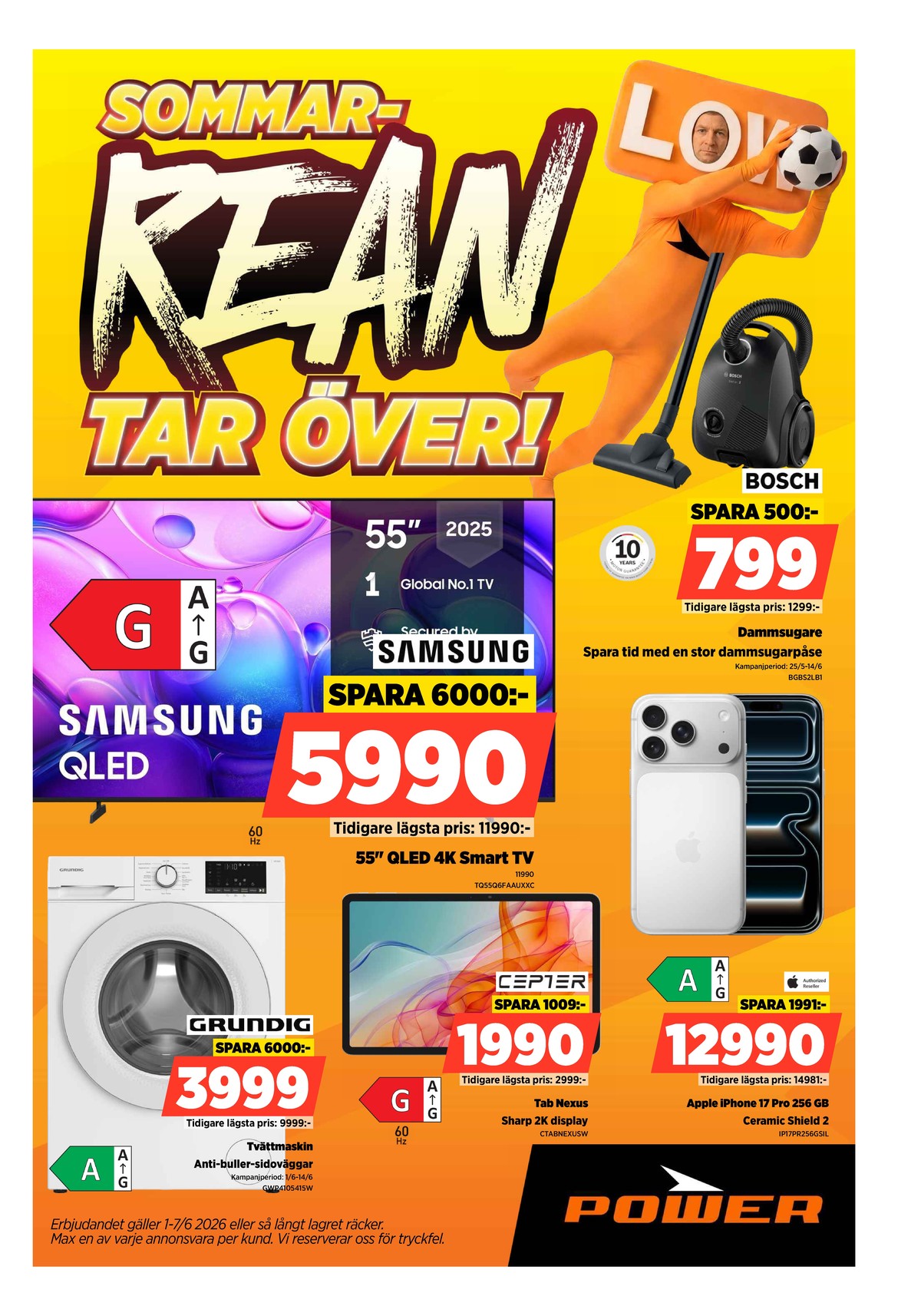Se Power reklamblad för vecka 23 på Kampanjveckan.se. Se bra erbjudanden på många varor. Läs reklambladet här! Sida 1