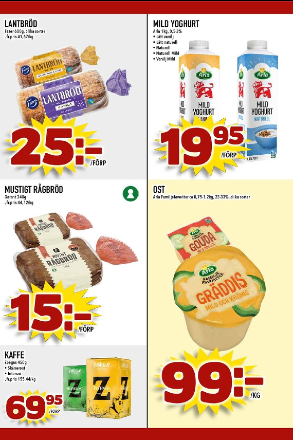 Se MatDax reklamblad för vecka 23 på Kampanjveckan.se. Se bra erbjudanden på många varor, t.ex. gräddost arla eller bröd havsalt. Läs reklambladet här! Sida 20
