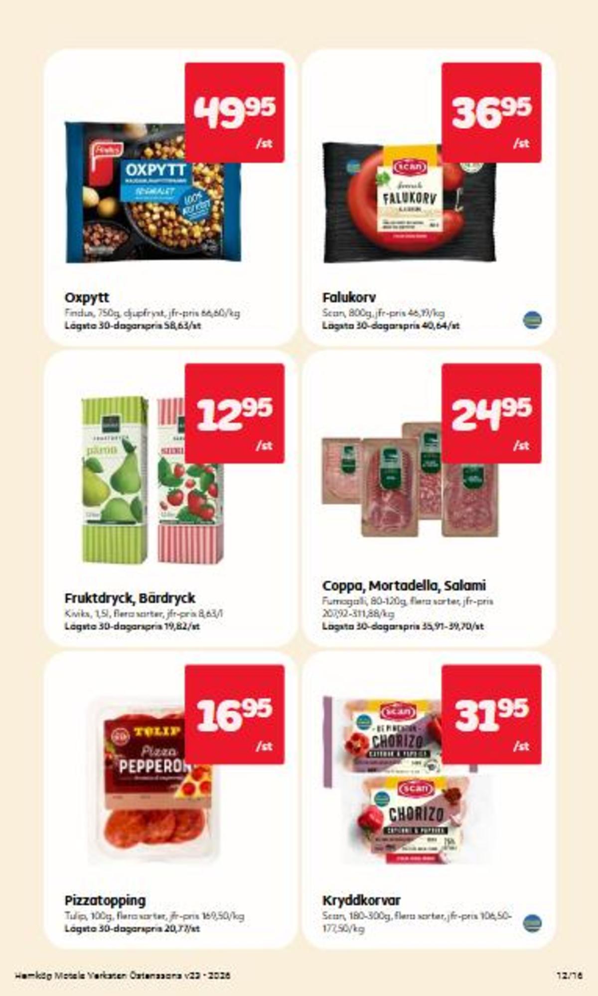 Se Östenssons reklamblad för vecka 23 på Kampanjveckan.se. Se bra erbjudanden på många varor. Läs reklambladet här! Sida 12