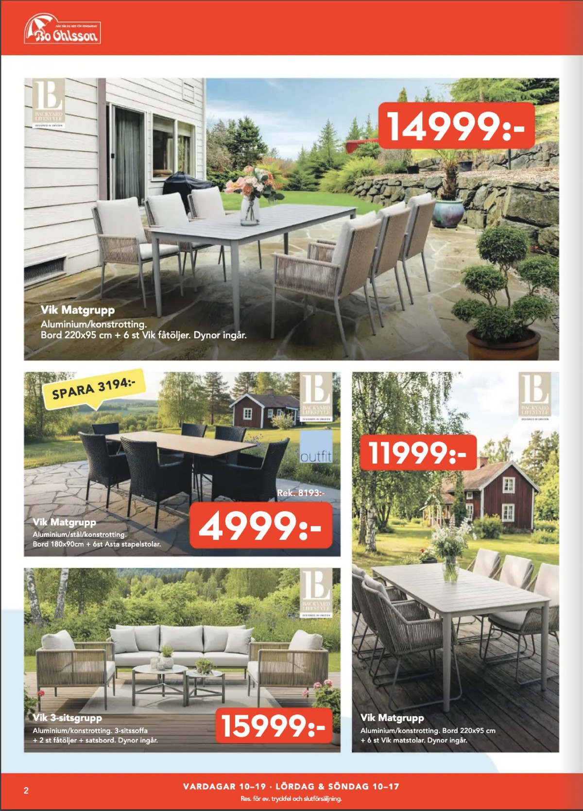 Se Bo Ohlsson reklamblad för vecka 24 på Kampanjveckan.se. Se bra erbjudanden på många varor. Läs reklambladet här! Sida 2