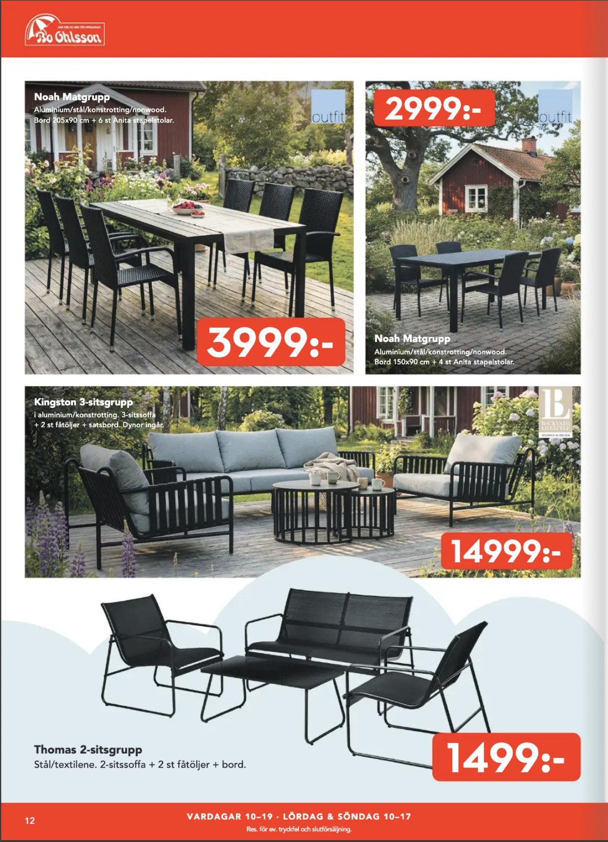 Se Bo Ohlsson reklamblad för vecka 24 på Kampanjveckan.se. Se bra erbjudanden på många varor. Läs reklambladet här! Sida 12