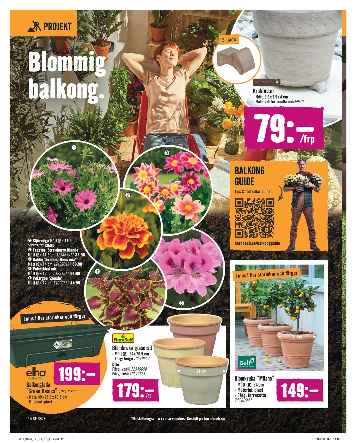 Se Hornbach reklamblad för vecka 24 på Kampanjveckan.se. Se bra erbjudanden på många varor. Läs reklambladet här! Sida 14