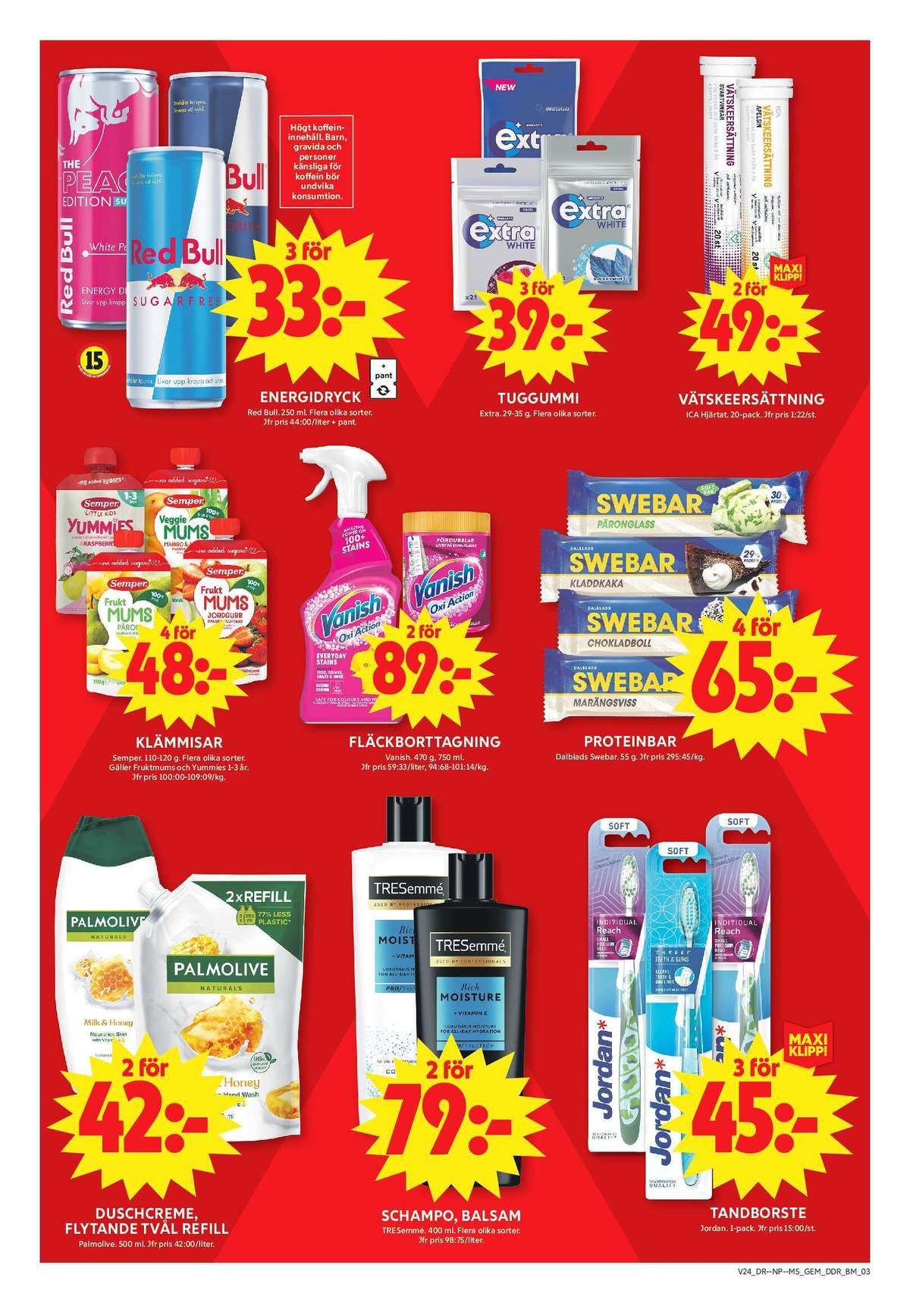 Se ICA Maxi reklamblad för vecka 24 på Kampanjveckan.se. Se bra erbjudanden på många varor, t.ex. energidryck red bull eller energidryck red bull. Läs reklambladet här! Sida 9
