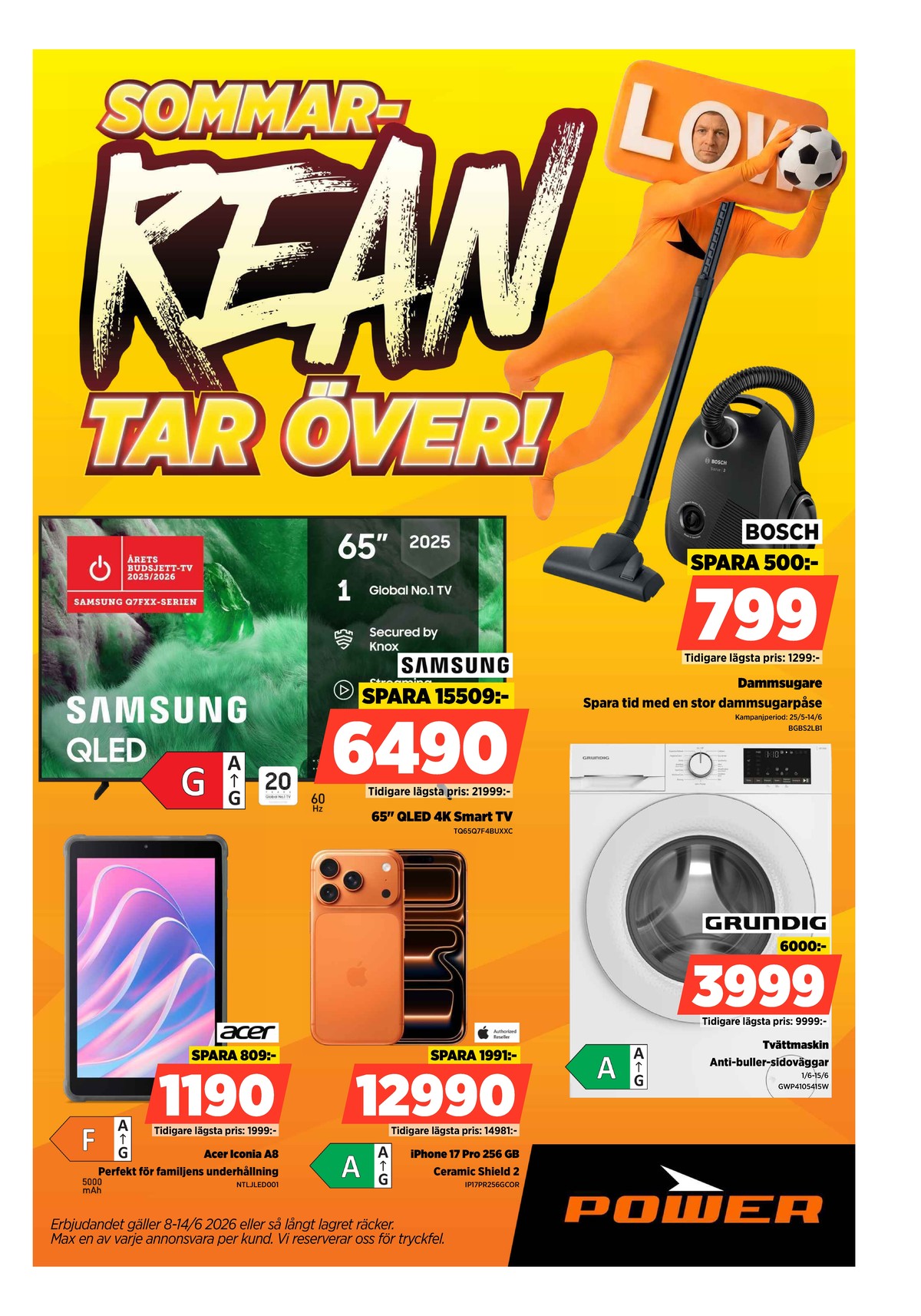 Se Power reklamblad för vecka 24 på Kampanjveckan.se. Se bra erbjudanden på många varor. Läs reklambladet här! Sida 1