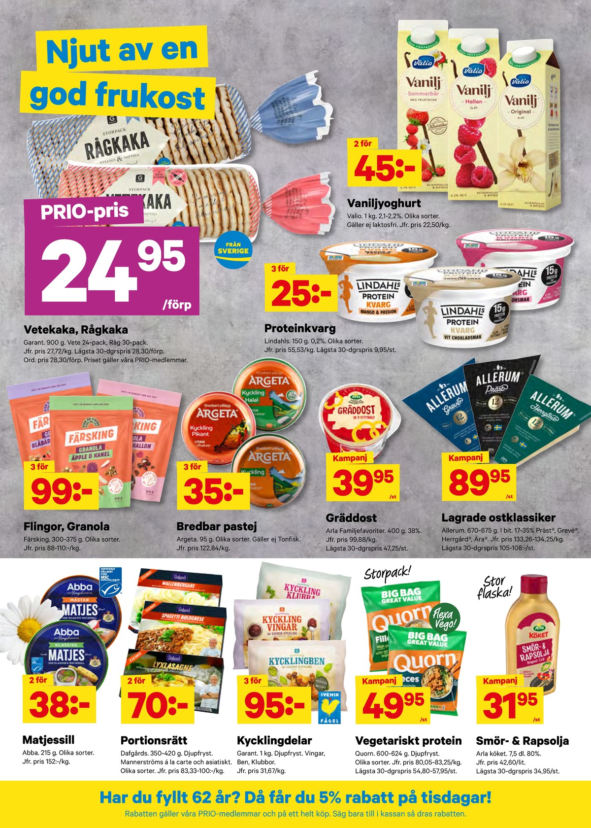 Se City Gross reklamblad för vecka 24 på Kampanjveckan.se. Se bra erbjudanden på många varor, t.ex. vetekakor garant eller andra varor. Läs reklambladet här! Sida 6