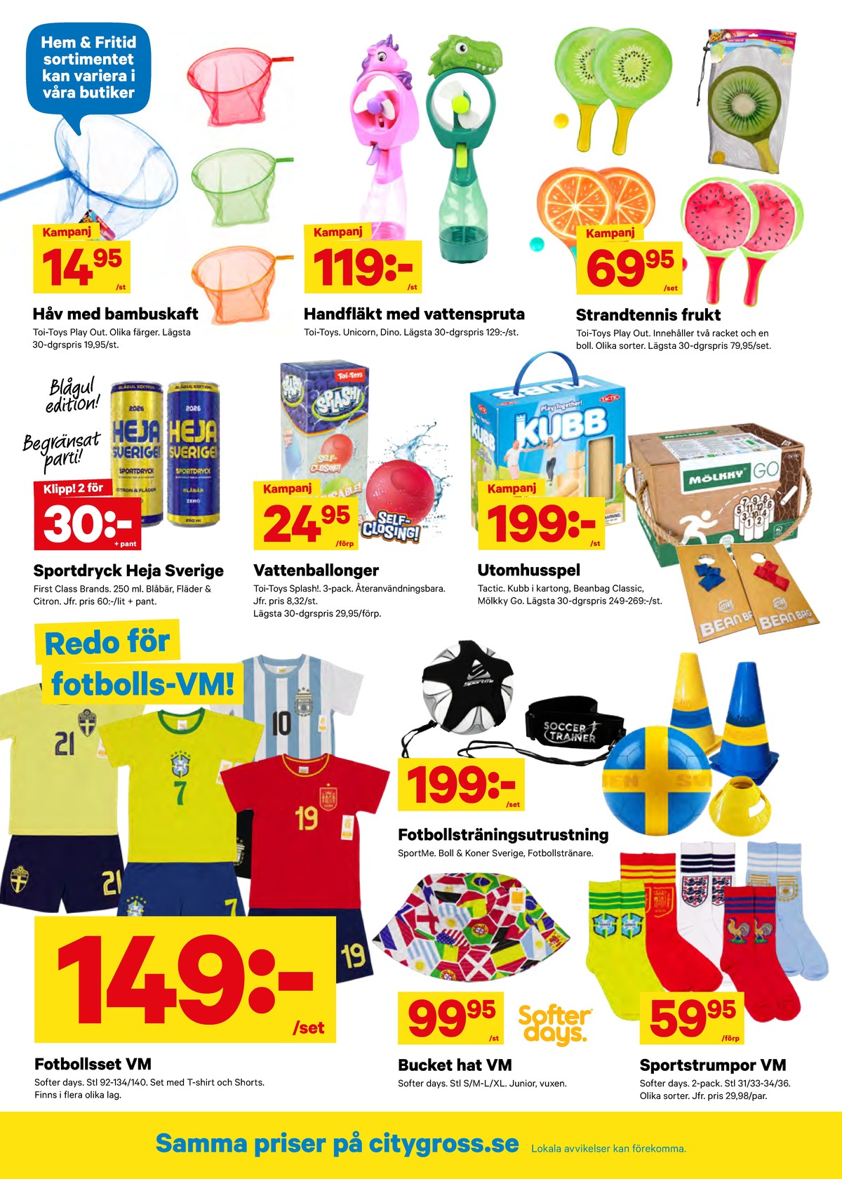 Se City Gross reklamblad för vecka 24 på Kampanjveckan.se. Se bra erbjudanden på många varor. Läs reklambladet här! Sida 10