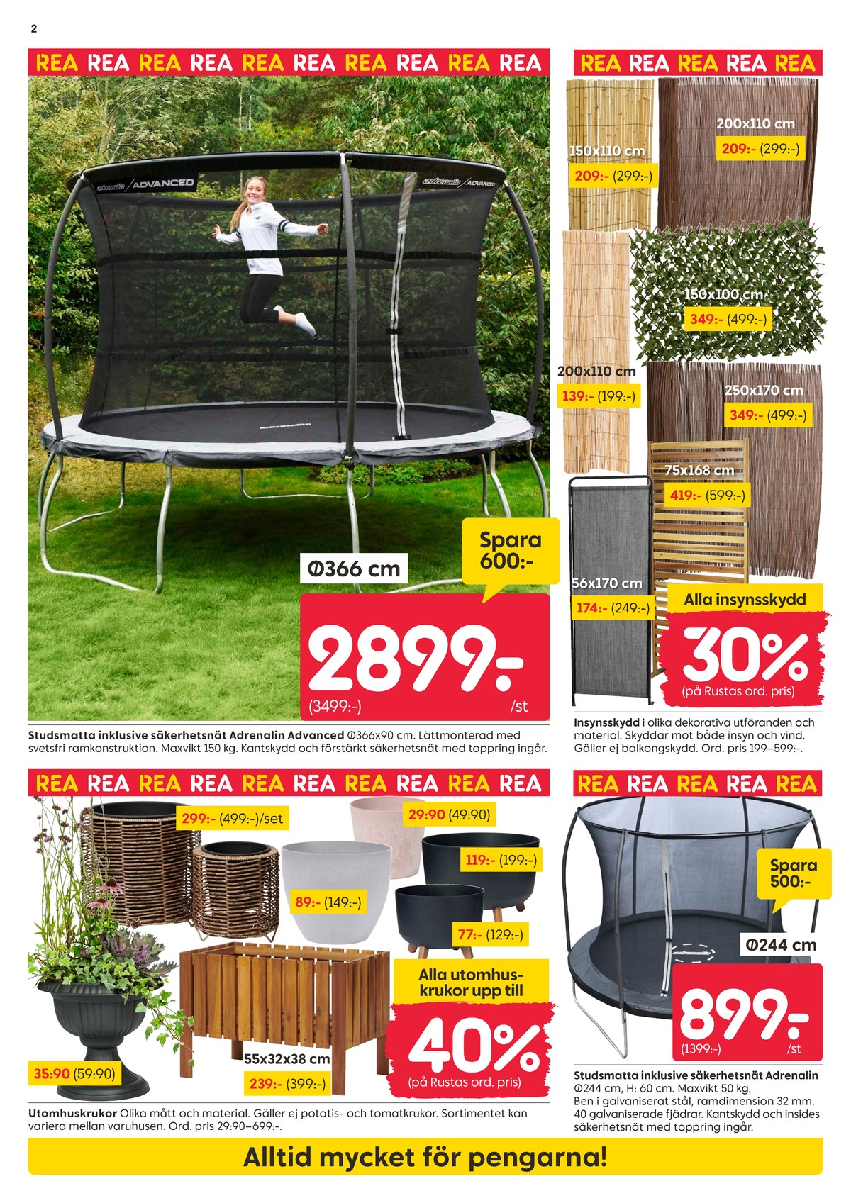 Se Rusta reklamblad för vecka 24 på Kampanjveckan.se. Se bra erbjudanden på många varor. Läs reklambladet här! Sida 2
