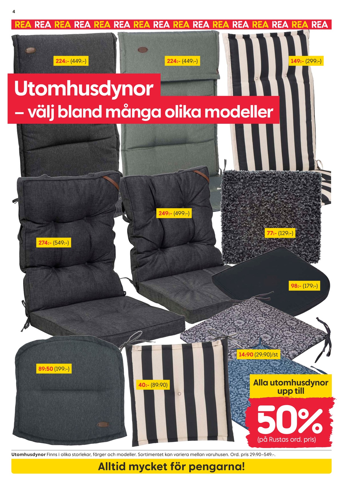 Se Rusta reklamblad för vecka 24 på Kampanjveckan.se. Se bra erbjudanden på många varor. Läs reklambladet här! Sida 4