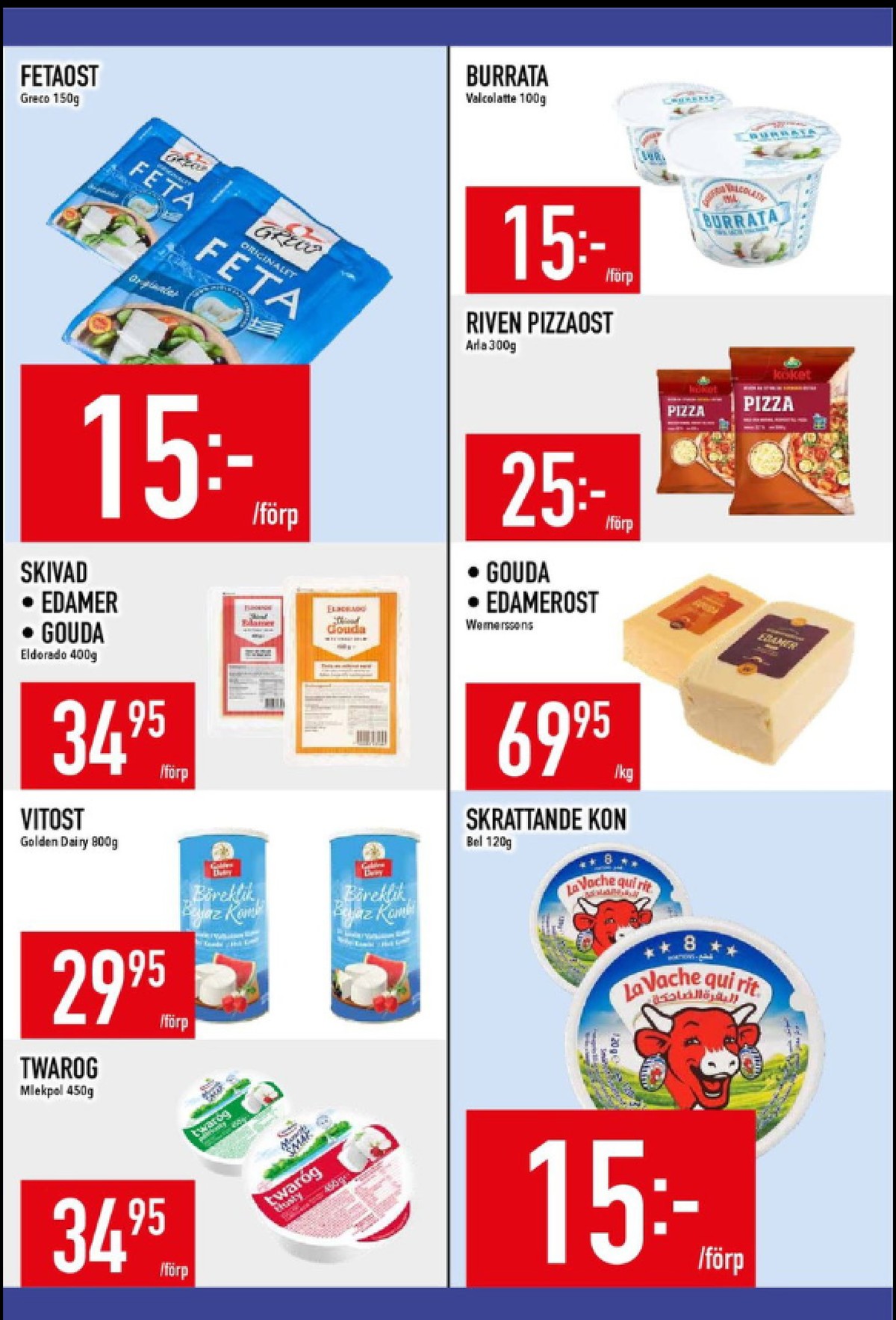Se MatDax reklamblad för vecka 24 på Kampanjveckan.se. Se bra erbjudanden på många varor, t.ex. fetaost greco eller skivad edamer eldorado. Läs reklambladet här! Sida 7
