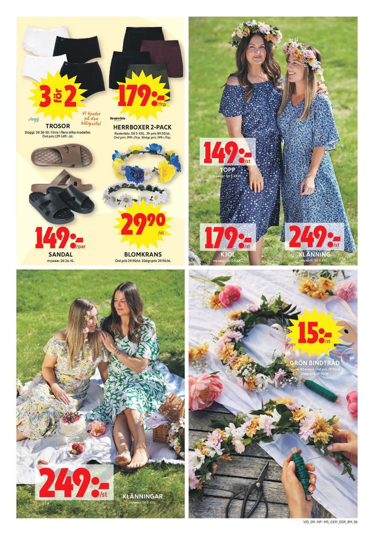 Se ICA Maxi reklamblad för vecka 25 på Kampanjveckan.se. Se bra erbjudanden på många varor, t.ex. boxer resteröds eller trosor sloggi. Läs reklambladet här! Sida 17
