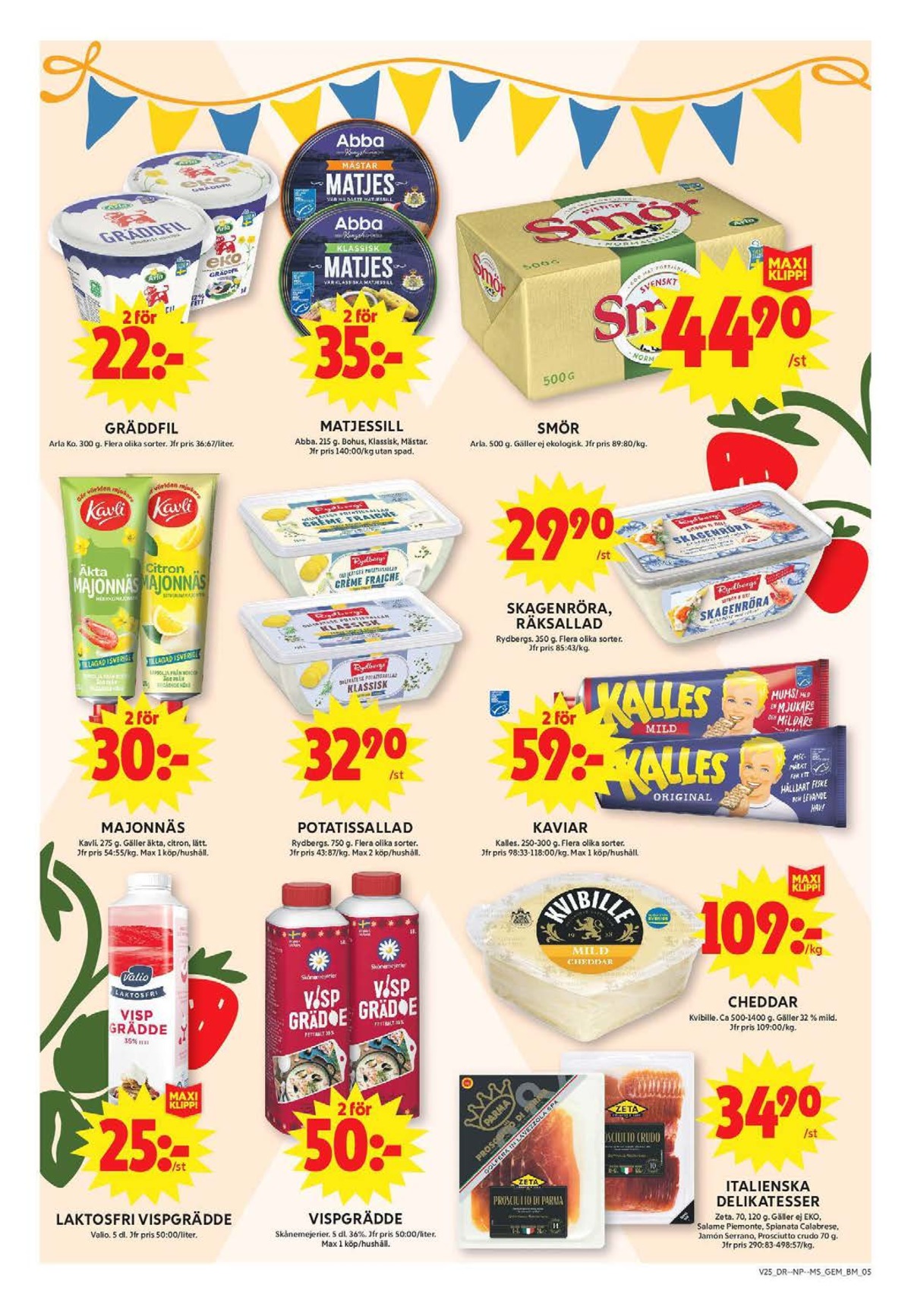Se ICA Maxi reklamblad för vecka 25 på Kampanjveckan.se. Se bra erbjudanden på många varor, t.ex. matjessill abba eller potatissallad rydbergs. Läs reklambladet här! Sida 5
