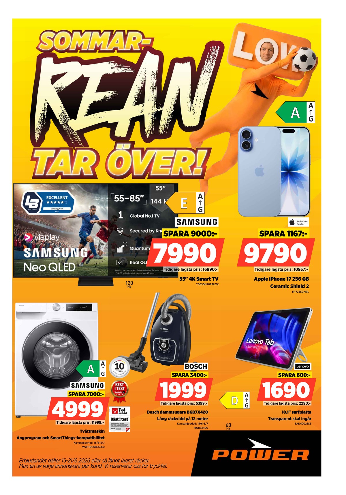 Se Power reklamblad för vecka 25 på Kampanjveckan.se. Se bra erbjudanden på många varor. Läs reklambladet här! Sida 1