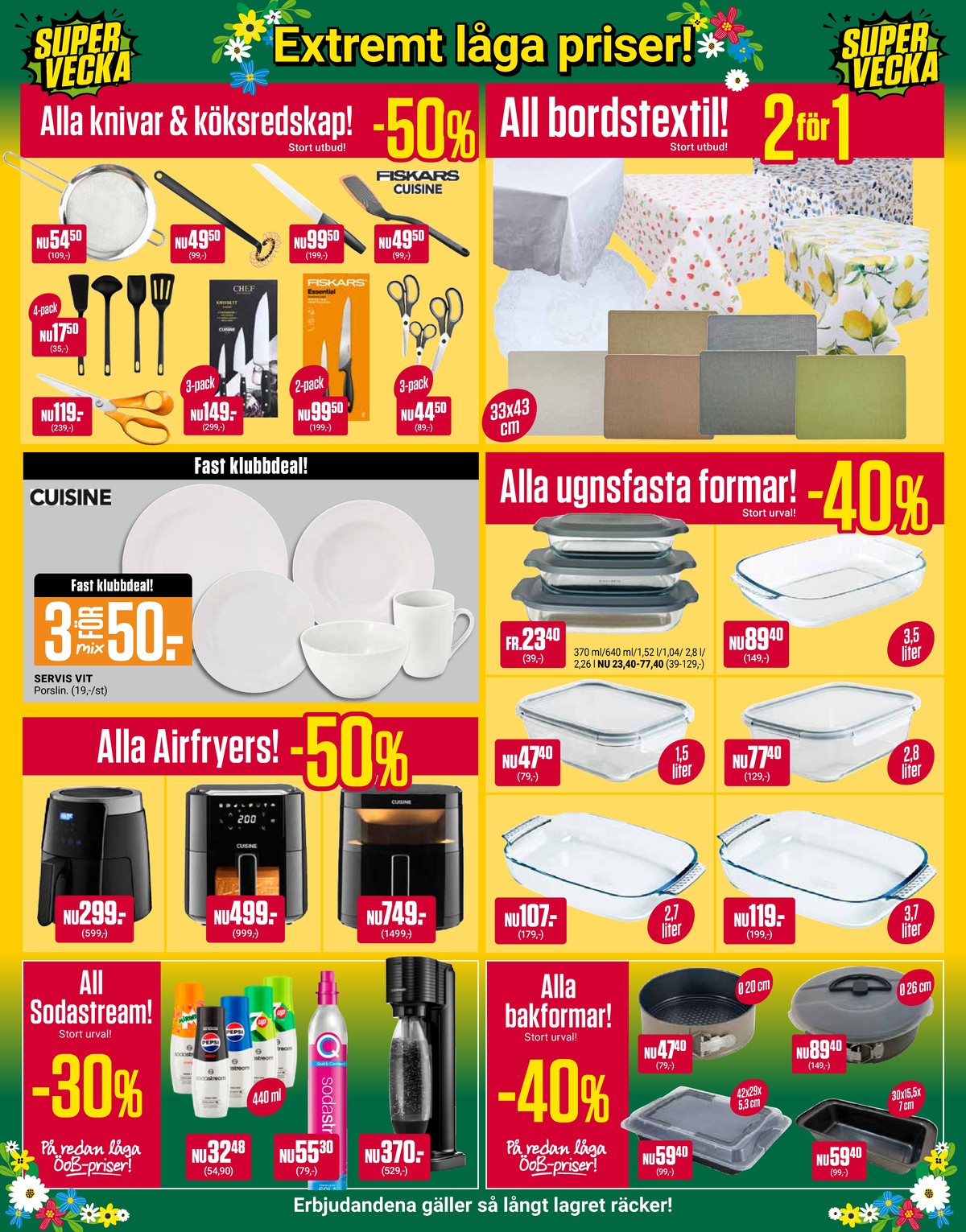 Se ÖoB reklamblad för vecka 25 på Kampanjveckan.se. Se bra erbjudanden på många varor. Läs reklambladet här! Sida 10