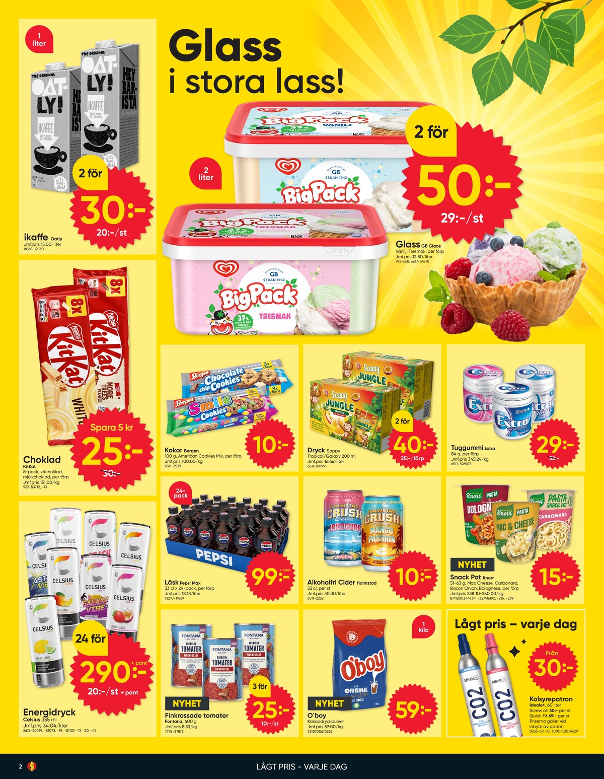 Se Dollarstore reklamblad för vecka 25 på Kampanjveckan.se. Se bra erbjudanden på många varor. Läs reklambladet här! Sida 2