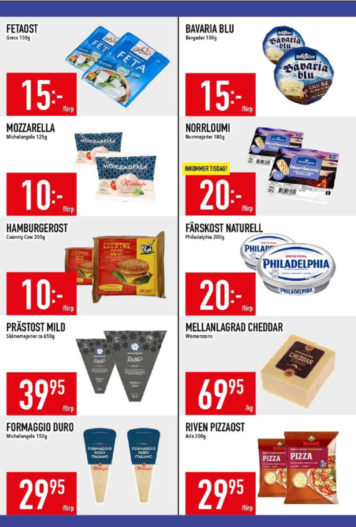 Se MatDax reklamblad för vecka 25 på Kampanjveckan.se. Se bra erbjudanden på många varor, t.ex. fromaggio duro michelangelo eller prästost skånemejerier. Läs reklambladet här! Sida 14
