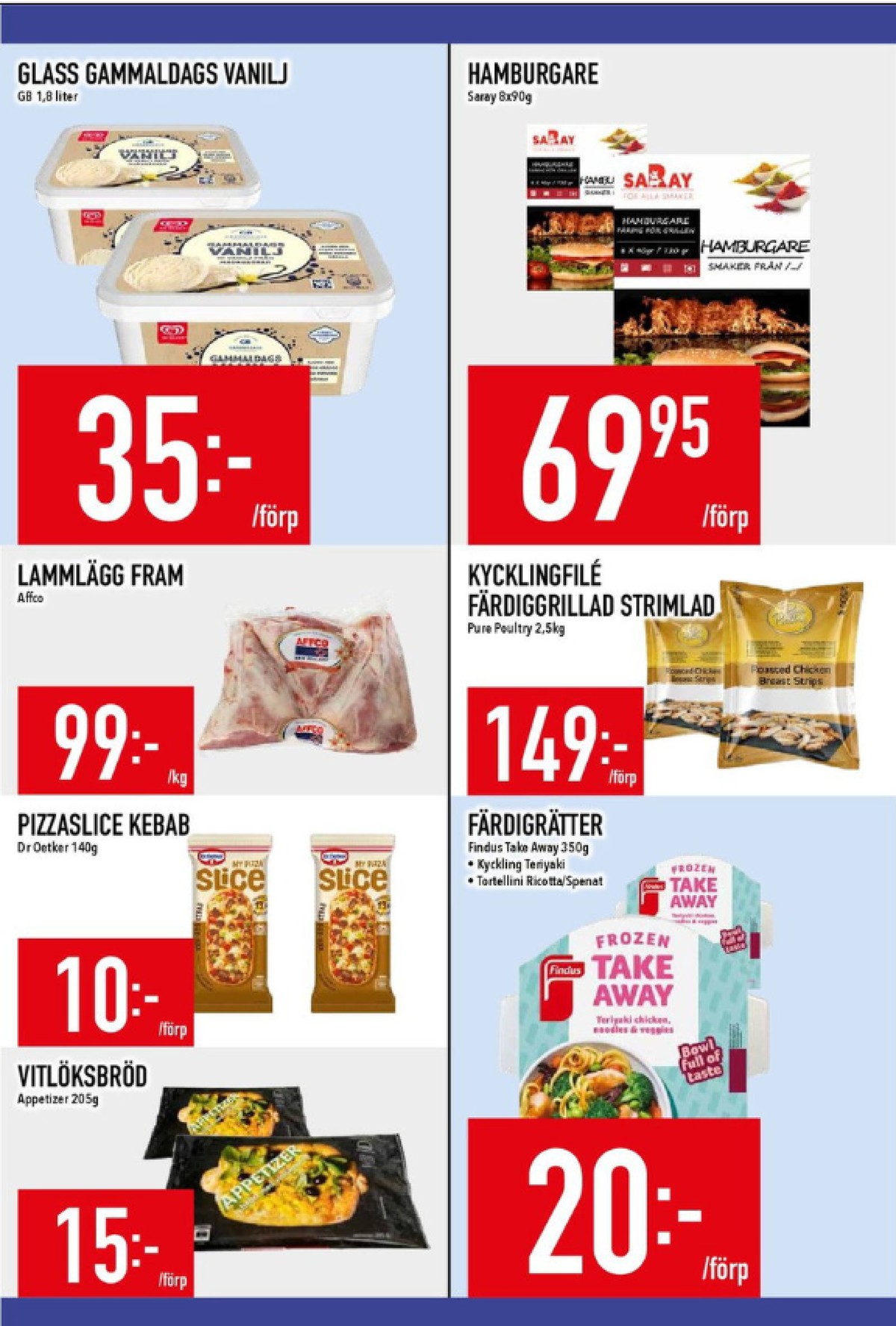 Se MatDax reklamblad för vecka 25 på Kampanjveckan.se. Se bra erbjudanden på många varor, t.ex. vitlöksbröd appetizer eller pizza slice my pizza slice. Läs reklambladet här! Sida 18
