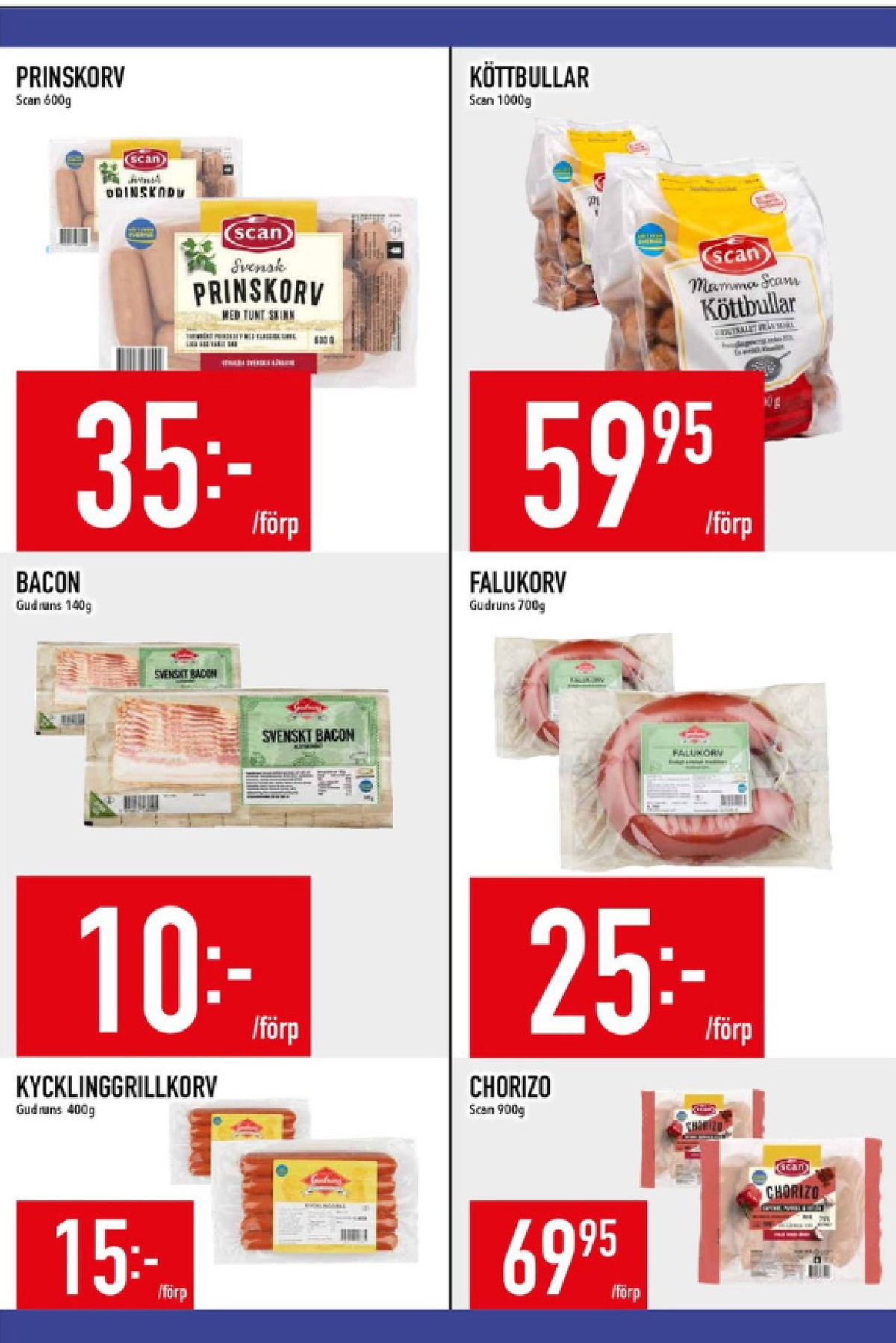 Se MatDax reklamblad för vecka 25 på Kampanjveckan.se. Se bra erbjudanden på många varor, t.ex. kycklingkorv gudruns eller baconskivor gudruns. Läs reklambladet här! Sida 10
