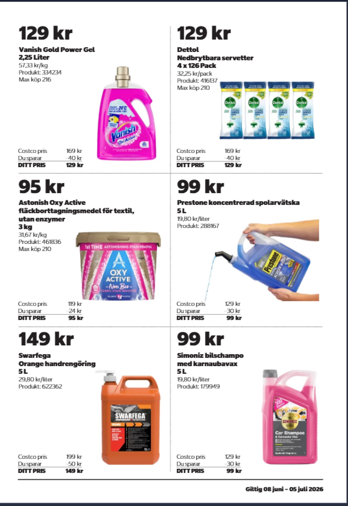 Se Costco reklamblad för vecka 26 på Kampanjveckan.se. Se bra erbjudanden på många varor. Läs reklambladet här! Sida 15