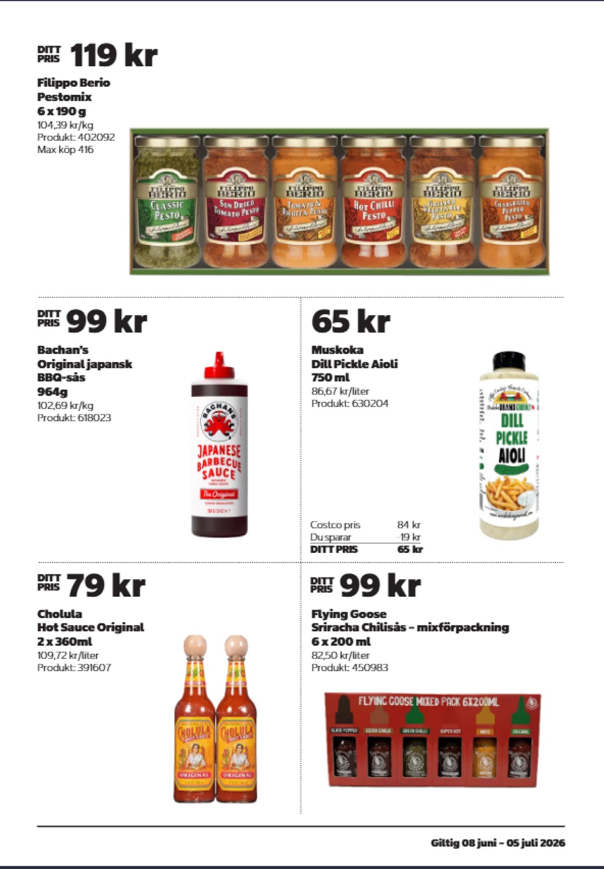 Se Costco reklamblad för vecka 26 på Kampanjveckan.se. Se bra erbjudanden på många varor. Läs reklambladet här! Sida 9
