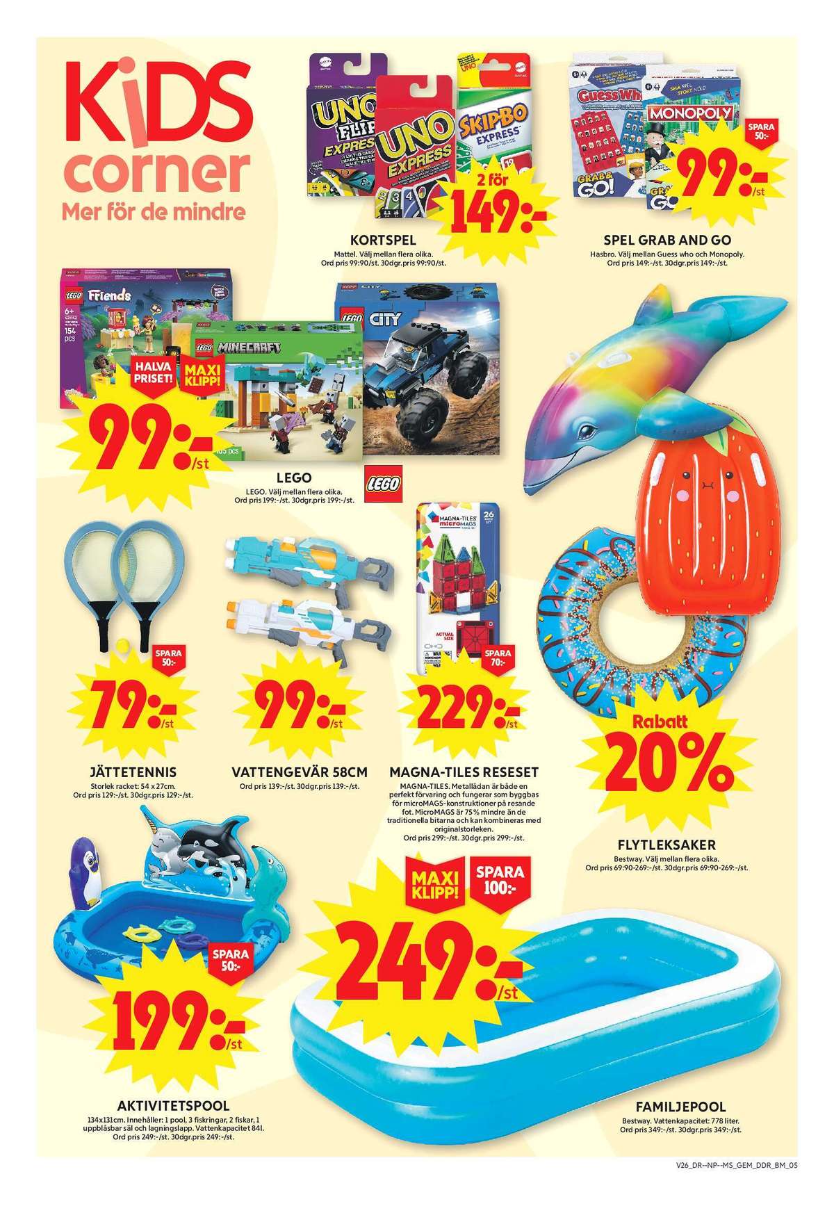 Se ICA Maxi reklamblad för vecka 26 på Kampanjveckan.se. Se bra erbjudanden på många varor, t.ex. spel uno eller spel hasbro. Läs reklambladet här! Sida 13
