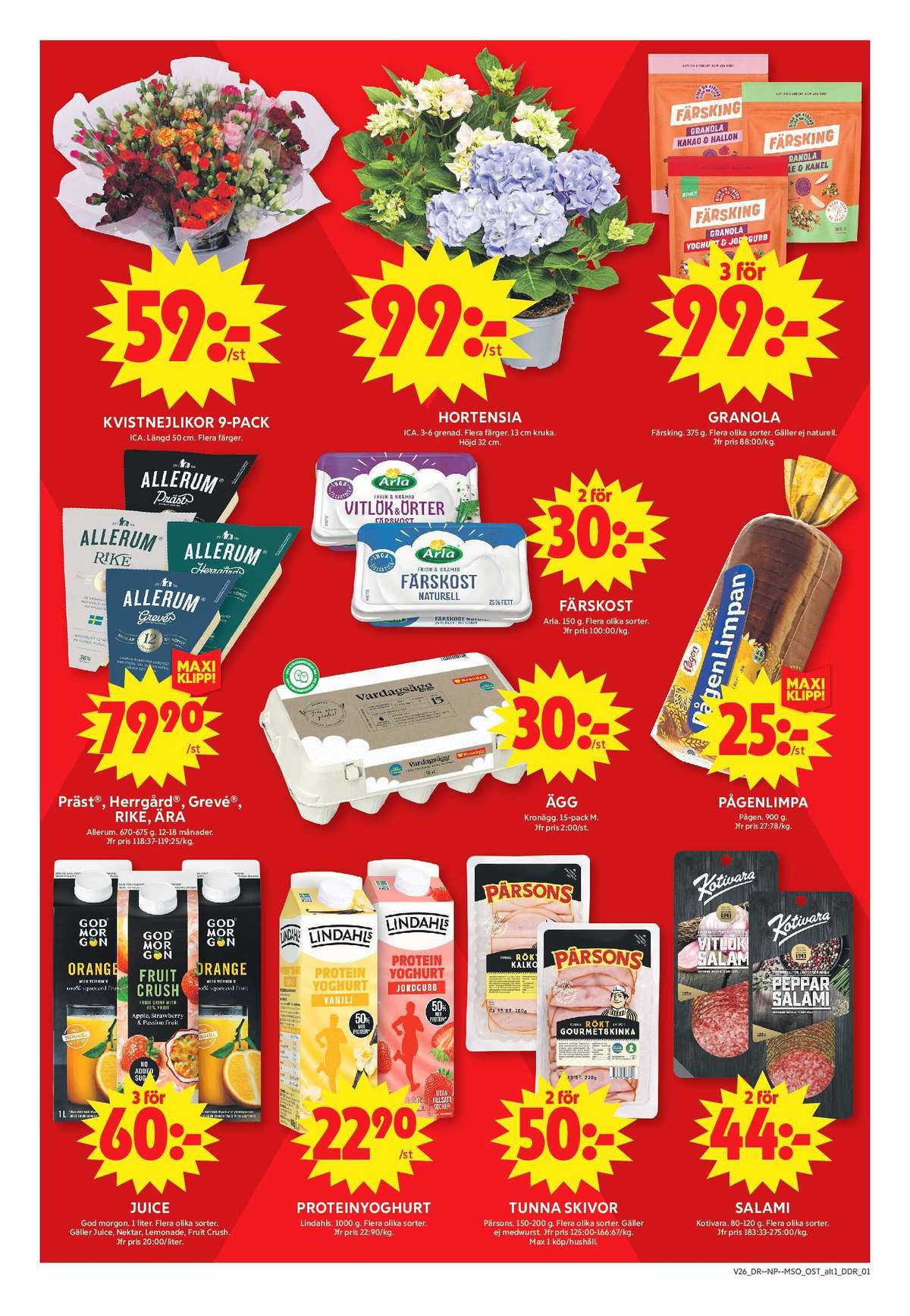 Se ICA Maxi reklamblad för vecka 26 på Kampanjveckan.se. Se bra erbjudanden på många varor, t.ex. blommor ica eller plantor ica. Läs reklambladet här! Sida 7
