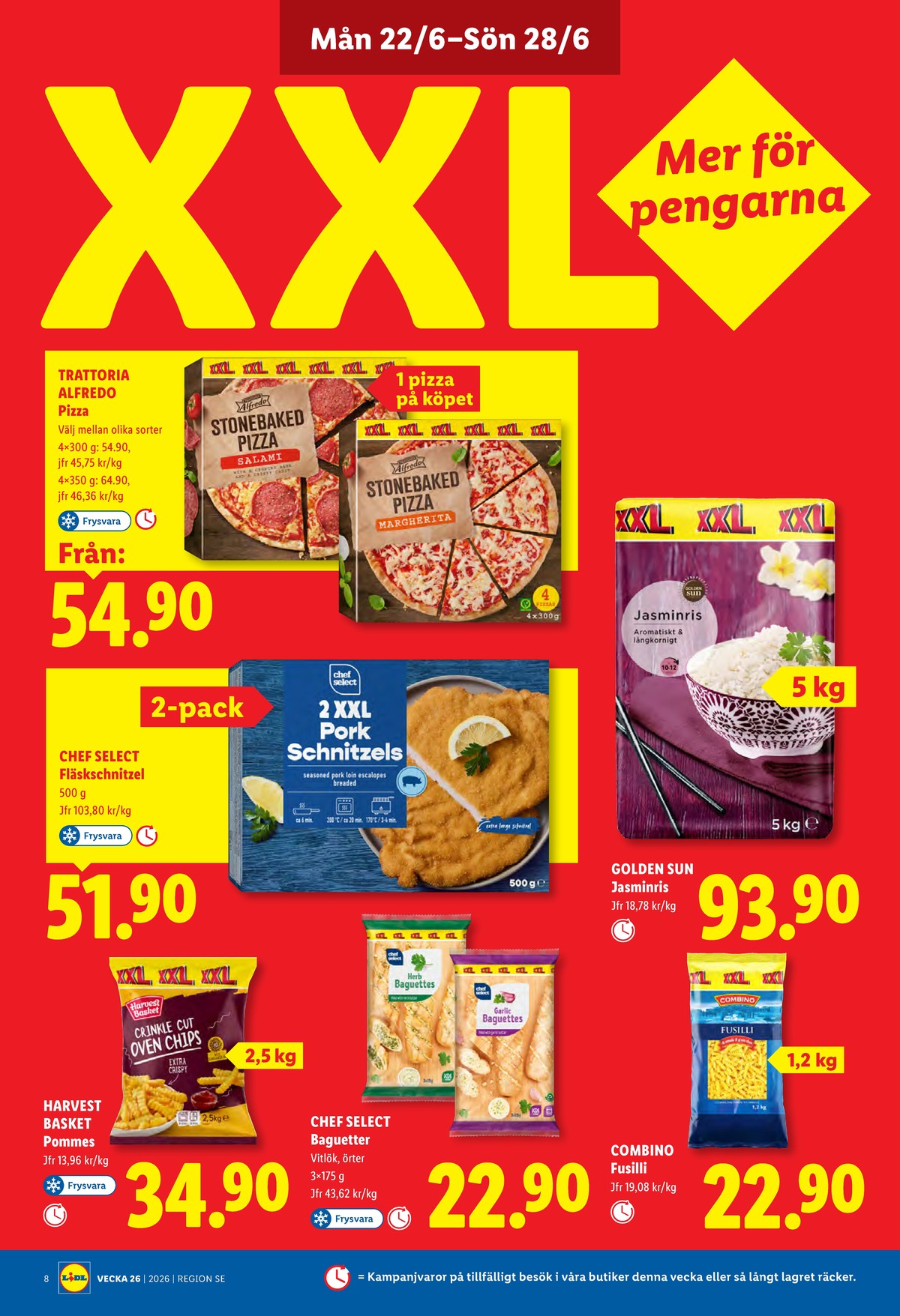 Se Lidl reklamblad för vecka 26 på Kampanjveckan.se. Se bra erbjudanden på många varor. Läs reklambladet här! Sida 9