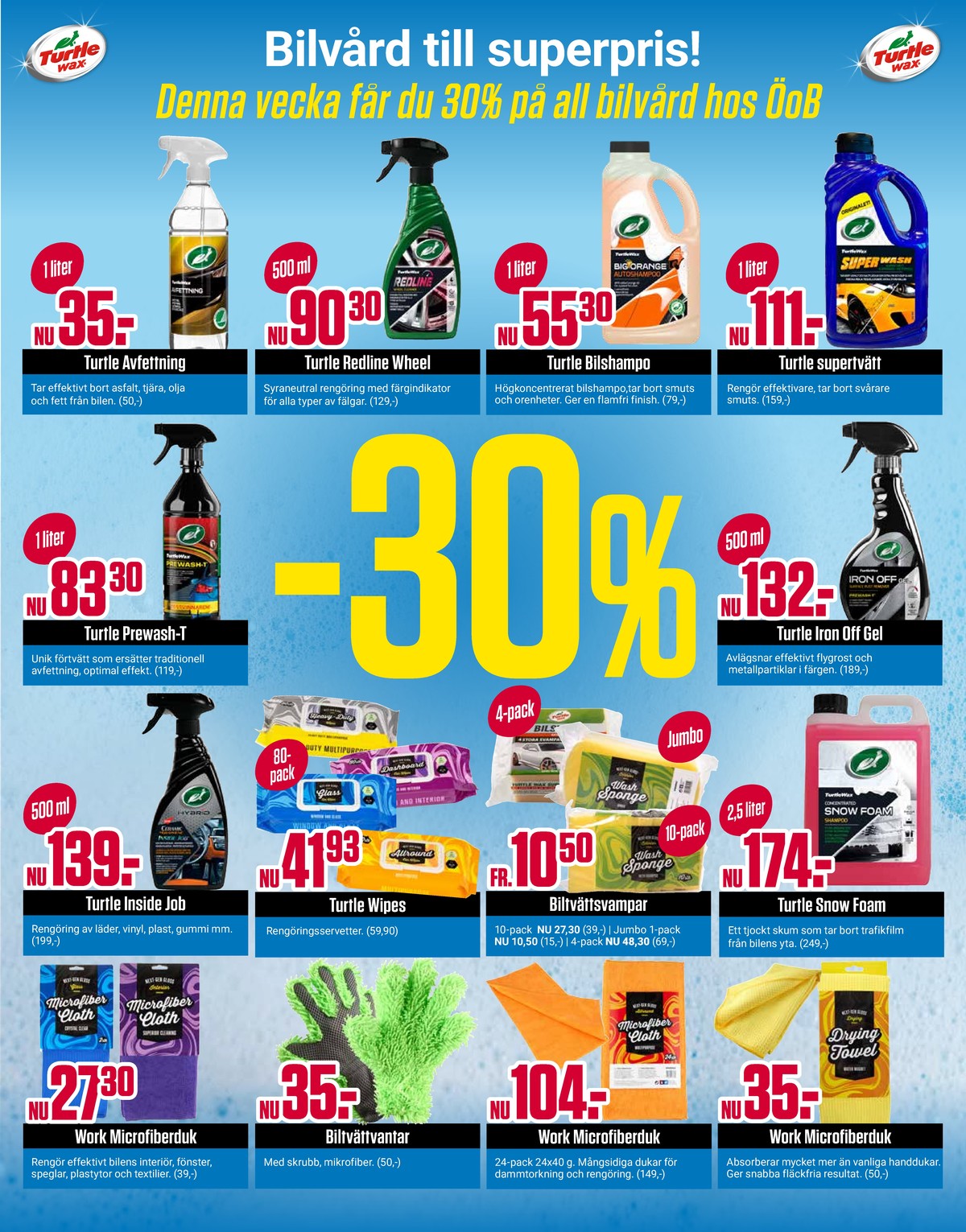 Se ÖoB reklamblad för vecka 26 på Kampanjveckan.se. Se bra erbjudanden på många varor. Läs reklambladet här! Sida 8