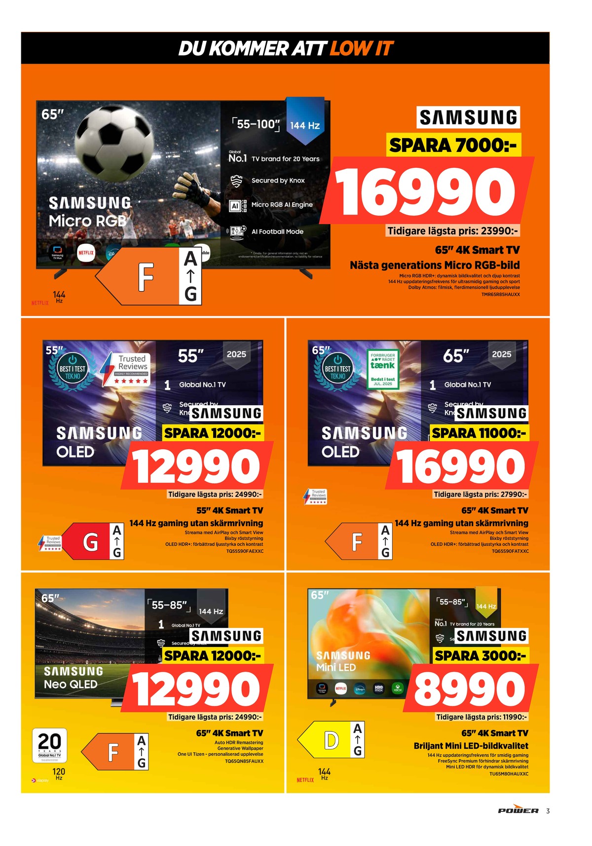 Se Power reklamblad för vecka 26 på Kampanjveckan.se. Se bra erbjudanden på många varor. Läs reklambladet här! Sida 3