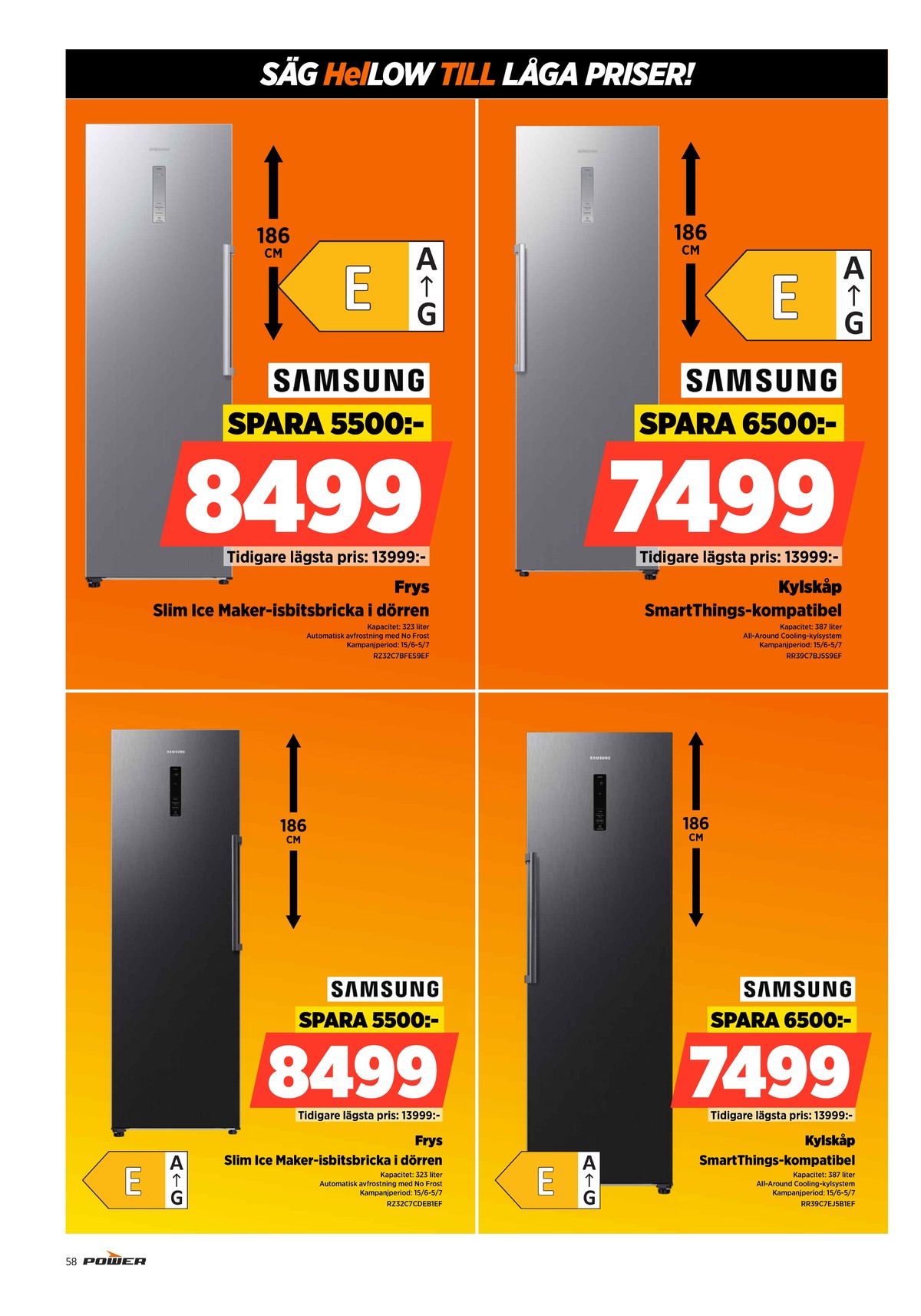 Se Power reklamblad för vecka 26 på Kampanjveckan.se. Se bra erbjudanden på många varor. Läs reklambladet här! Sida 58